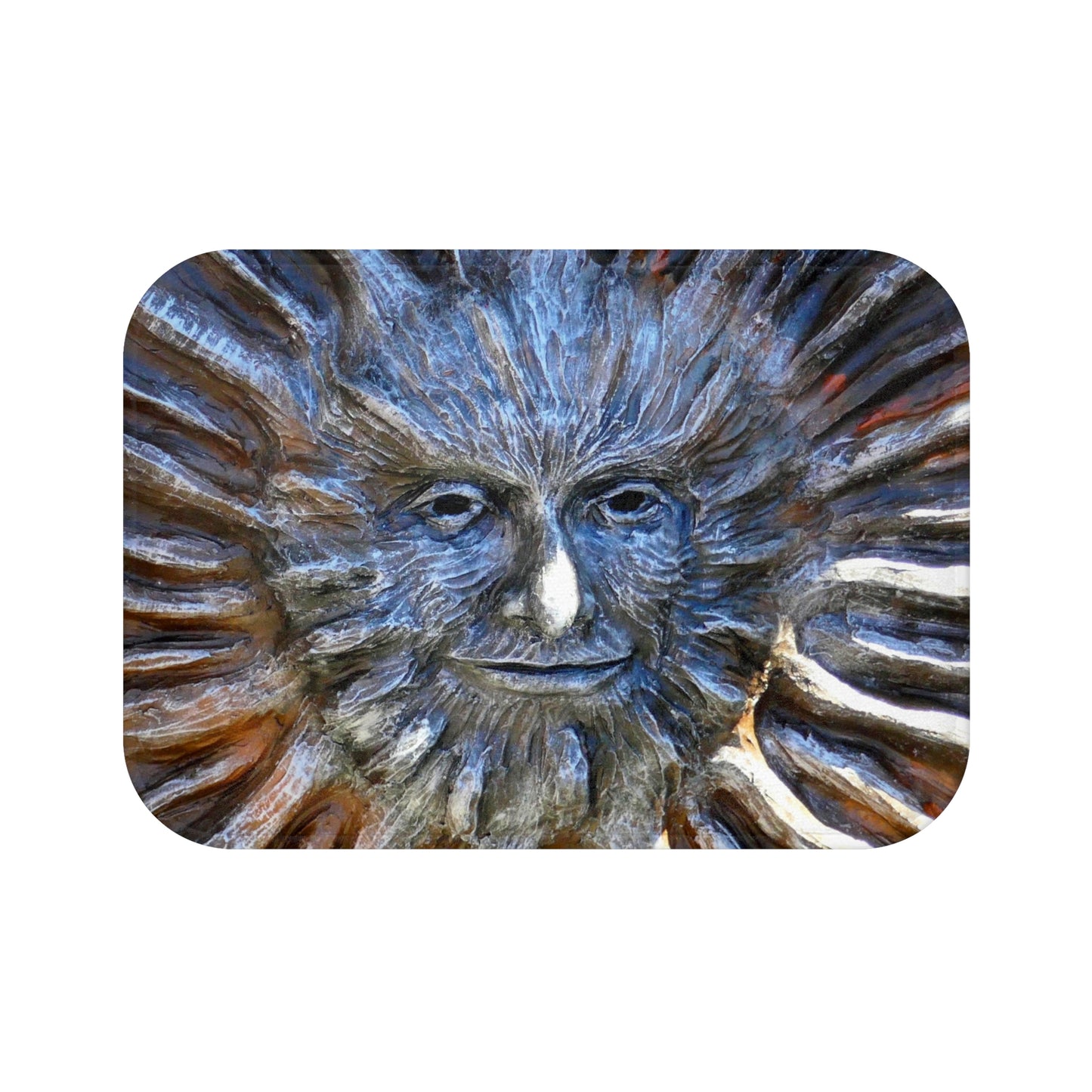 Sun God - Microfiber Bath Mat - Fry1Productions