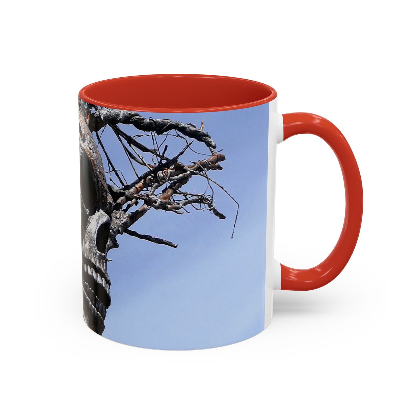 Skull Warrior - Accent Coffee Mug (11, 15oz)