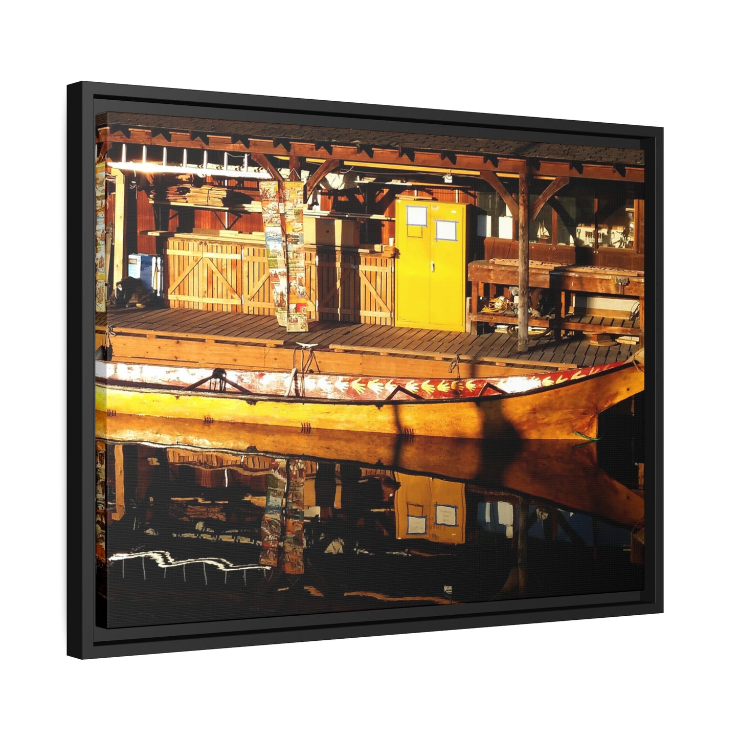 Q'il'bid Awe - Matte Canvas, Black Frame - Fry1Productions