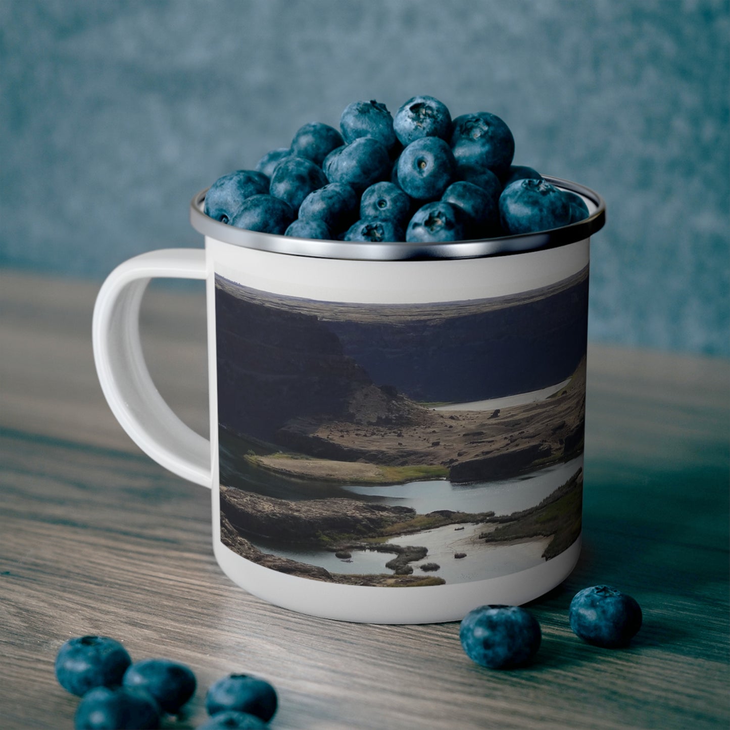 Reminisce of Ancient Thunder - Enamel Camping Mug 12oz