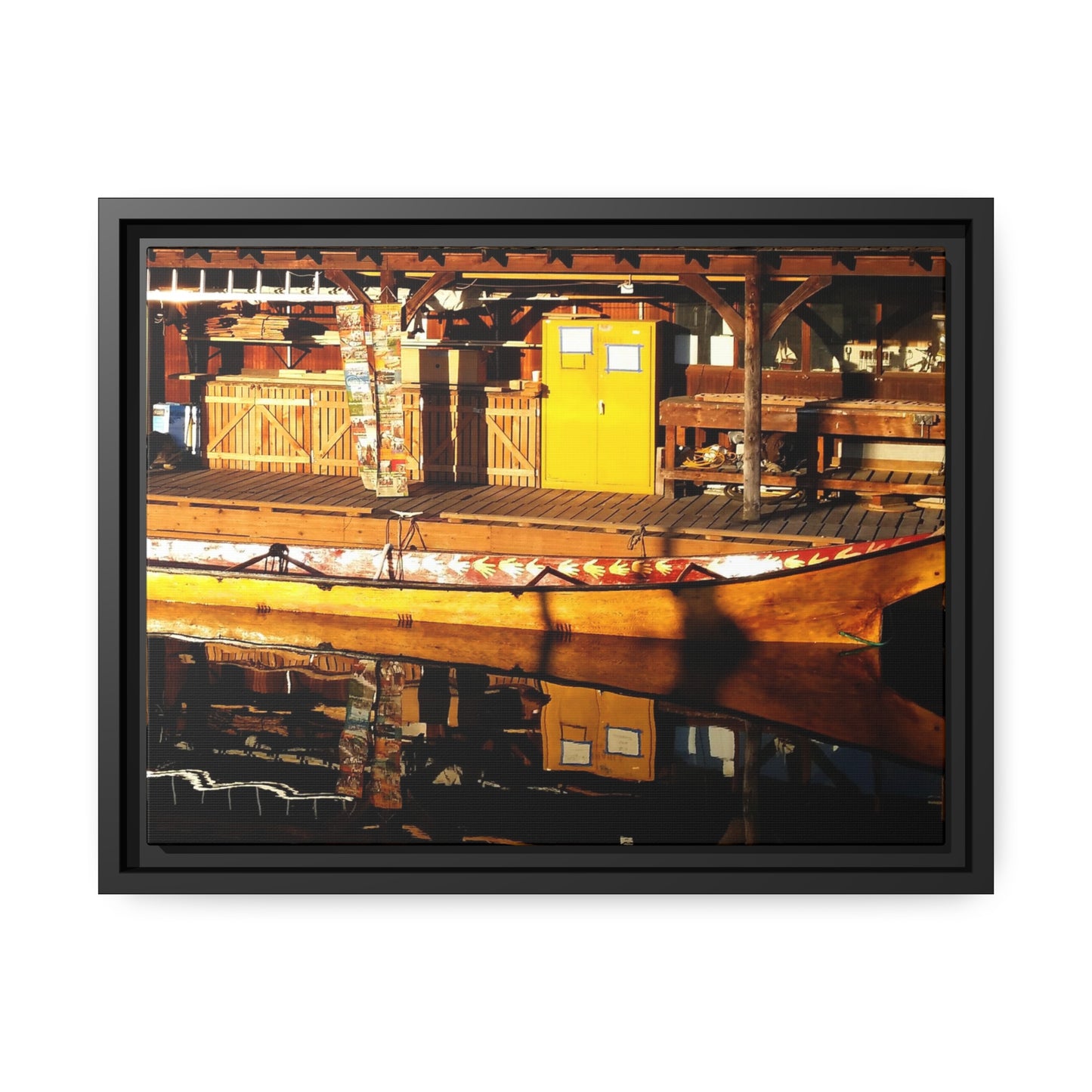 Q'il'bid Awe - Matte Canvas, Black Frame - Fry1Productions