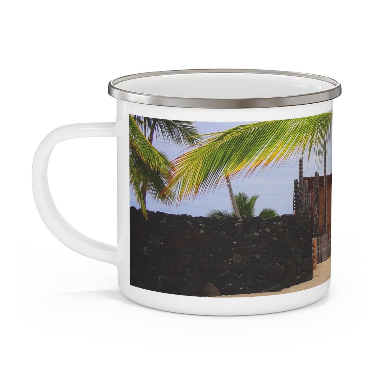 Florescence Hale O Keawe - Enamel Camping Mug 12oz