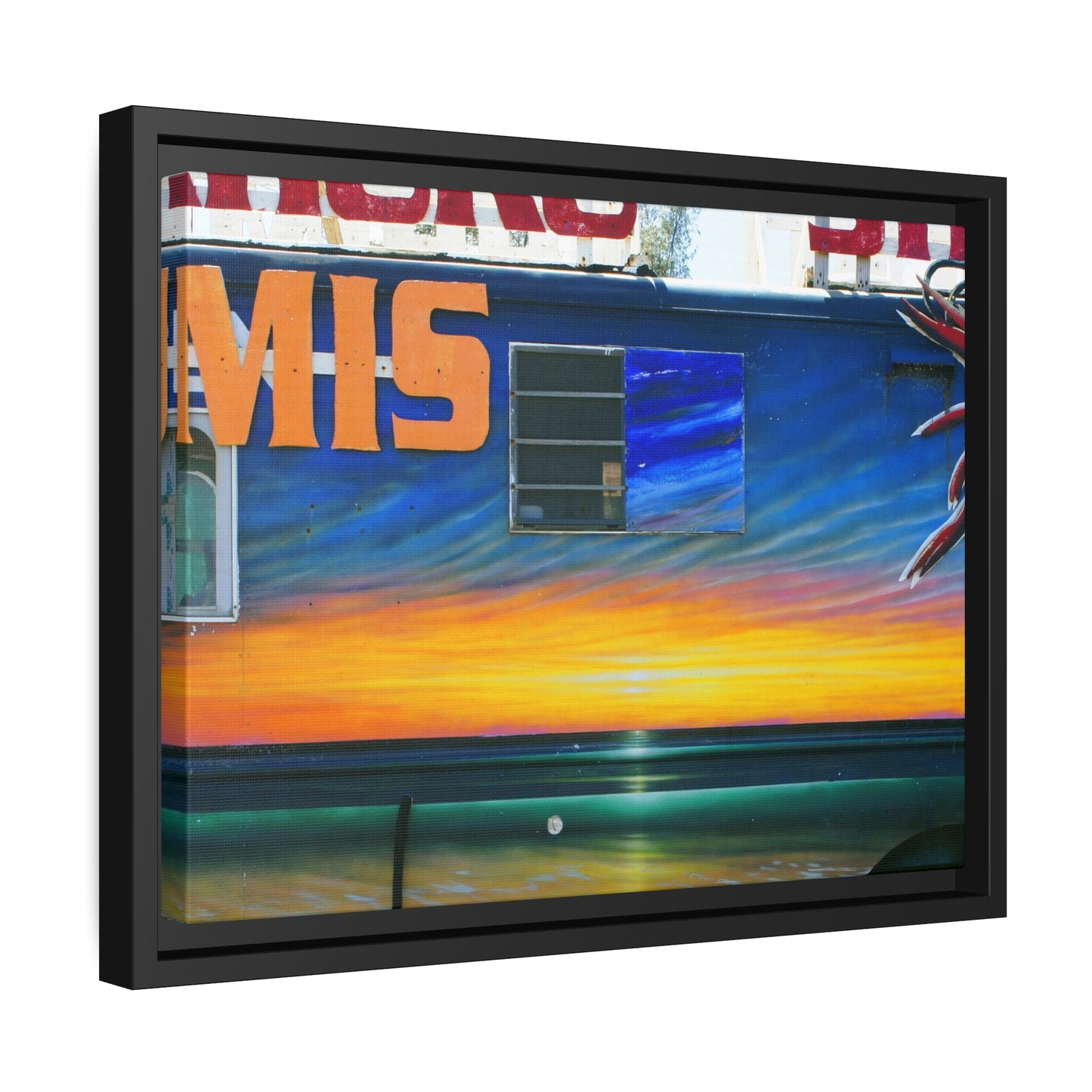Fumis Aloha - Matte Canvas, Black Frame - Fry1Productions