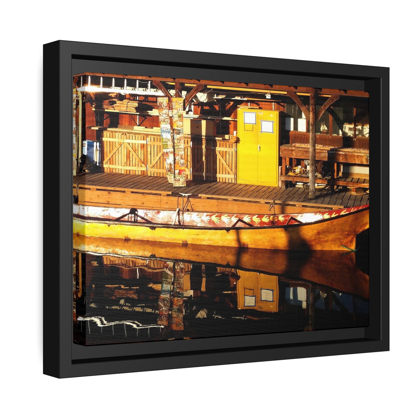 Q'il'bid Awe - Matte Canvas, Black Frame - Fry1Productions