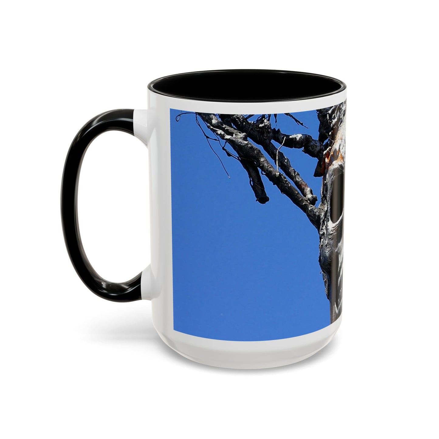 Skull Warrior Stare - Accent Coffee Mug (11, 15oz)