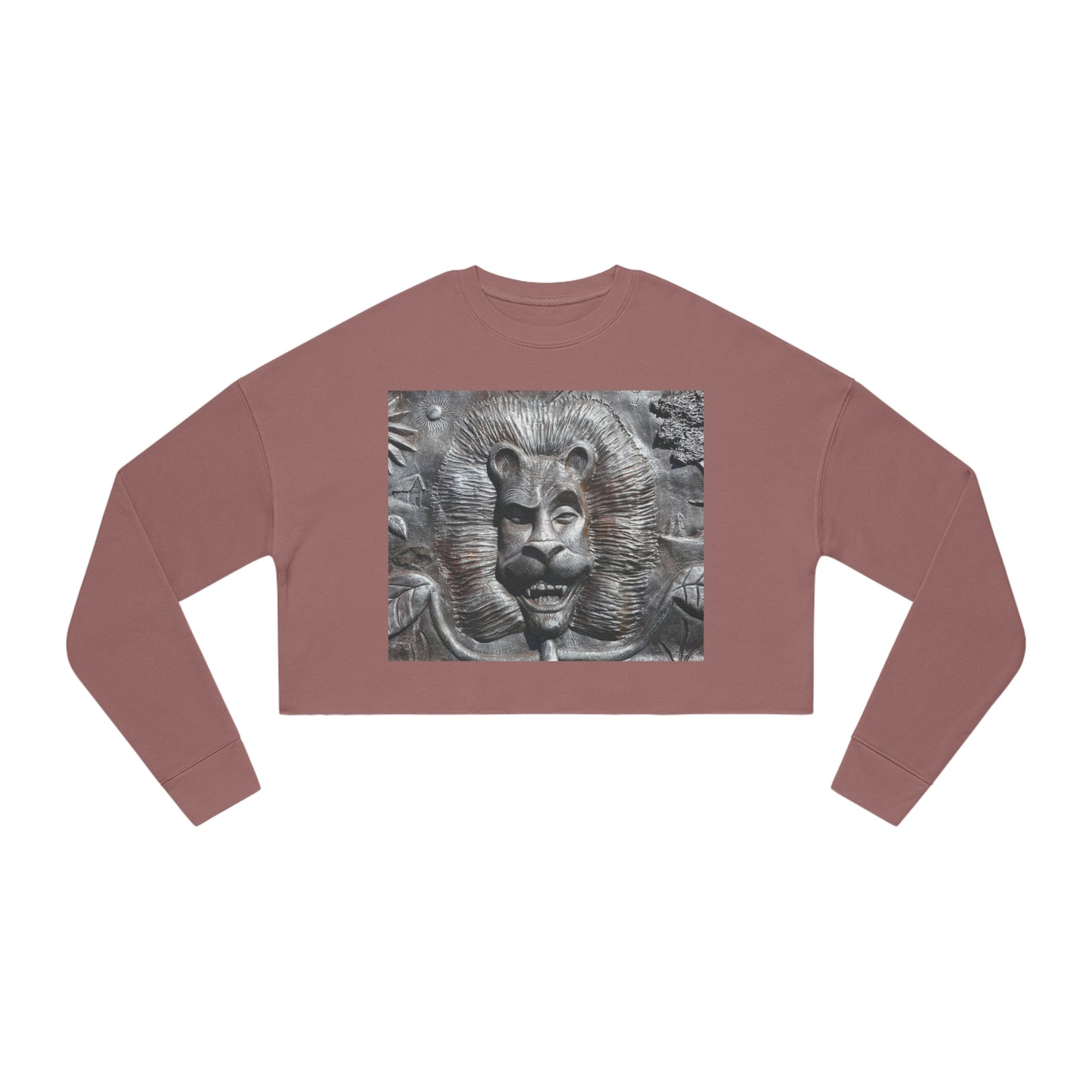 Lion's Friends Forever - Women's Cropped Sweatshirt - Fry1Productions