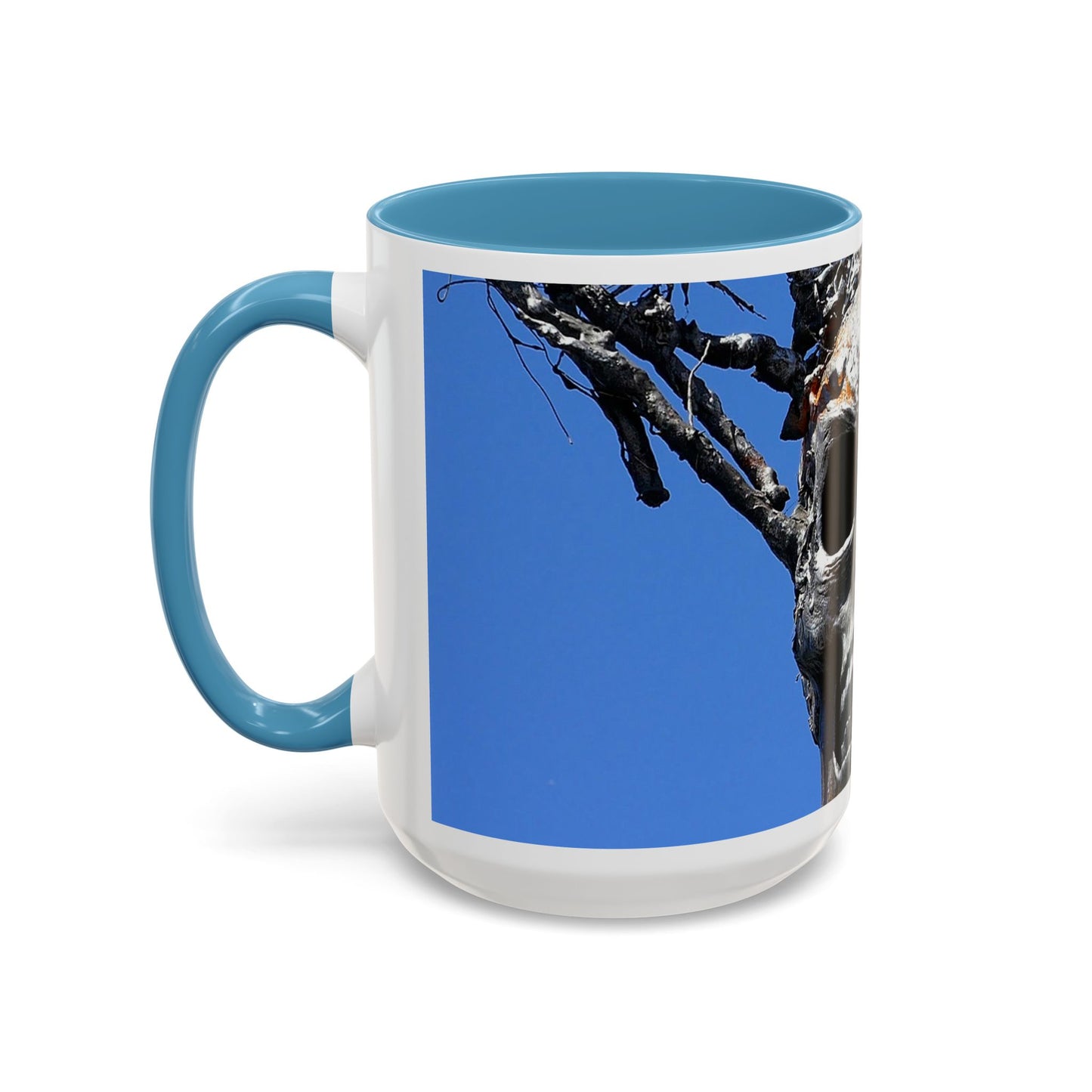 Skull Warrior Stare - Accent Coffee Mug (11, 15oz)