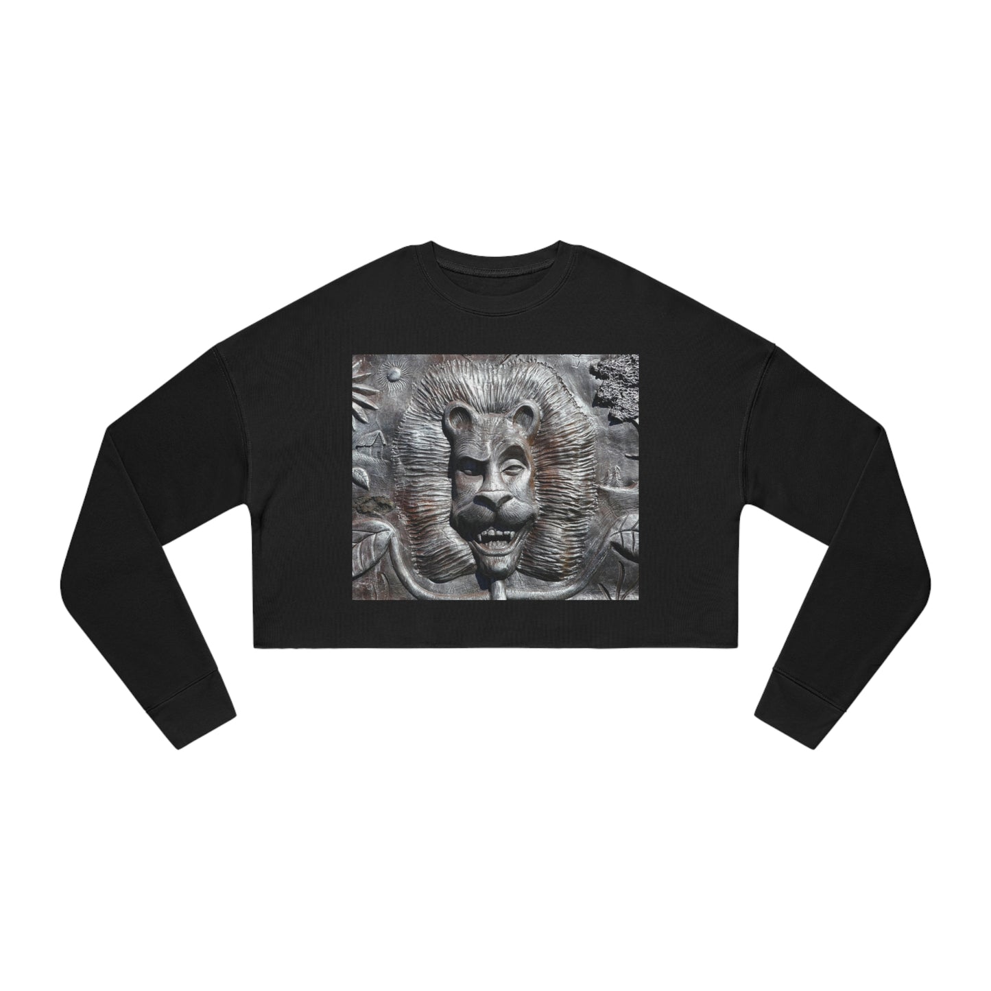 Lion's Friends Forever - Women's Cropped Sweatshirt - Fry1Productions