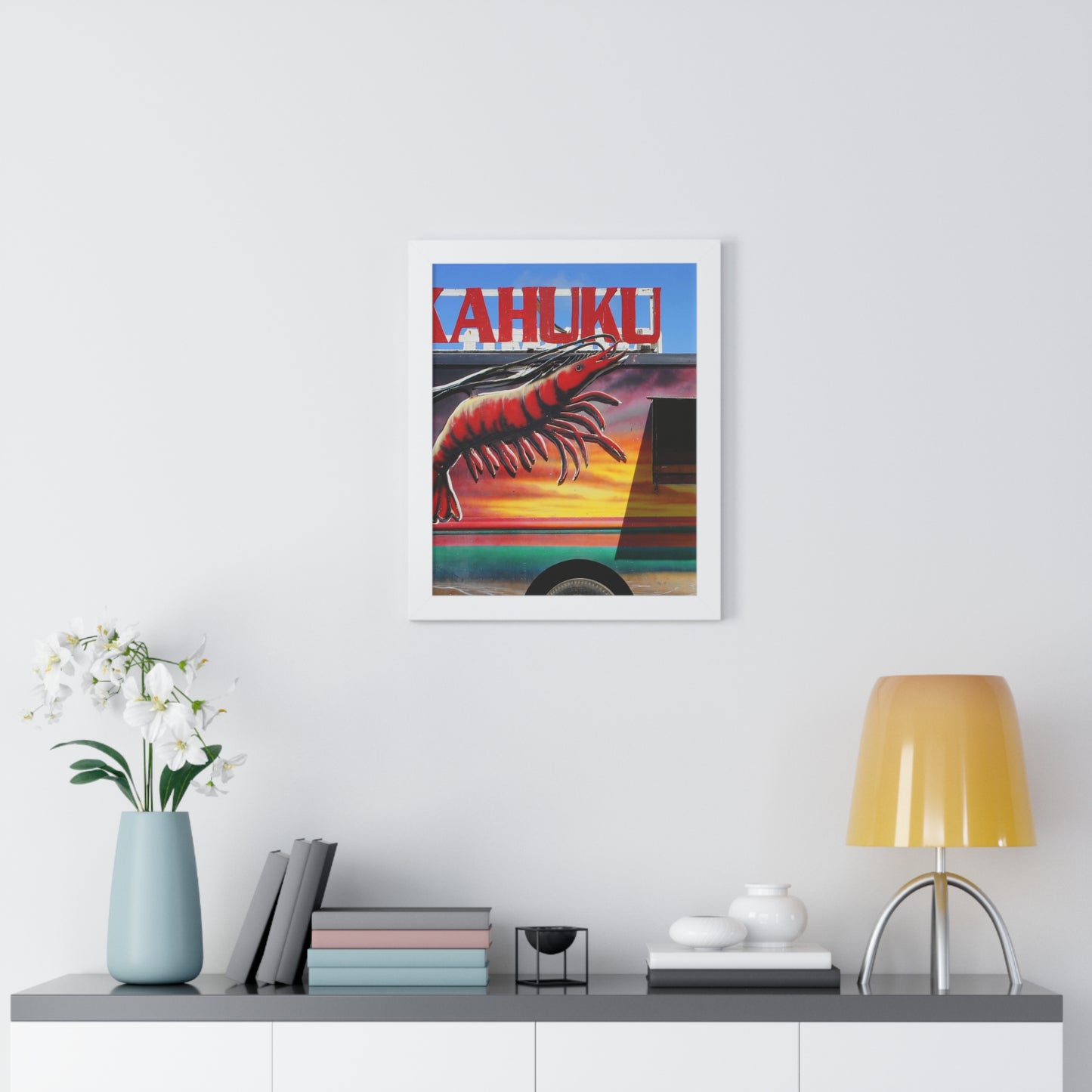 Kahuku Kai - Framed Vertical Poster