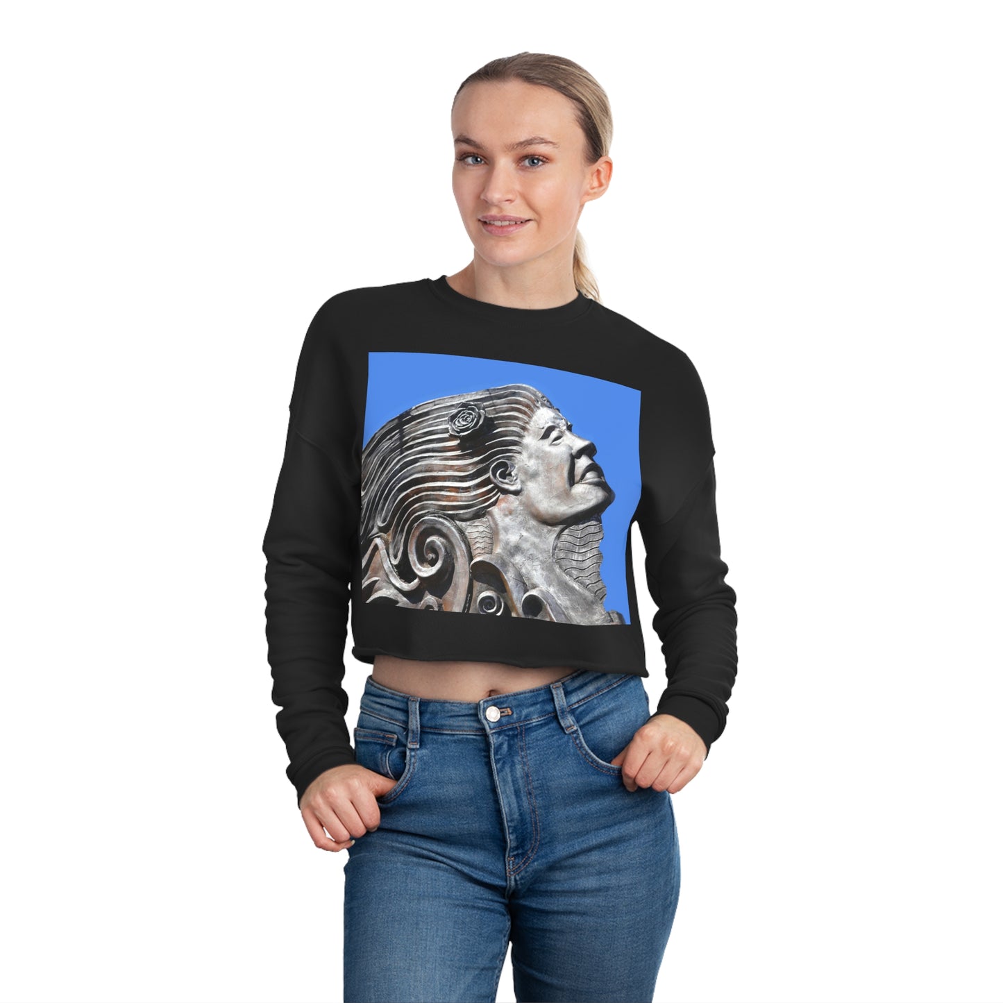 Nymph Beauty - Women's Cropped Sweatshirt - Fry1Productions