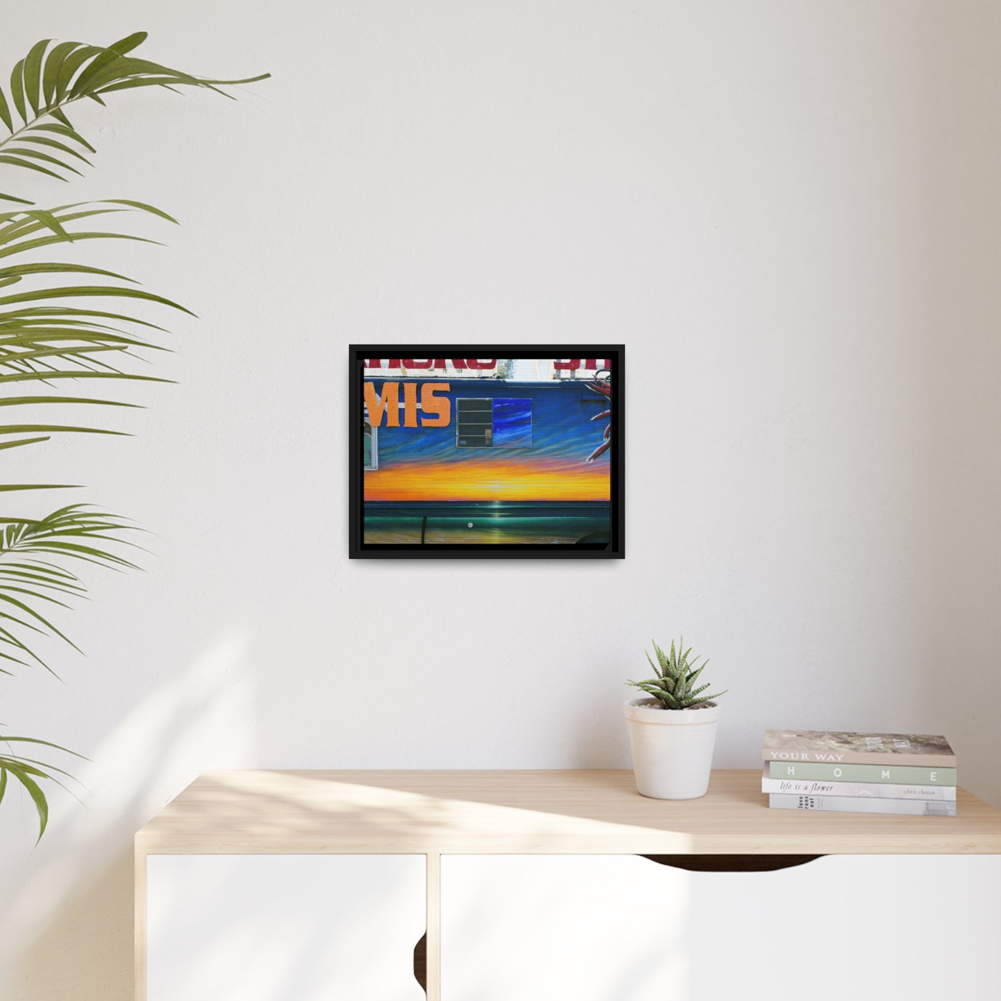 Fumis Aloha - Matte Canvas, Black Frame - Fry1Productions
