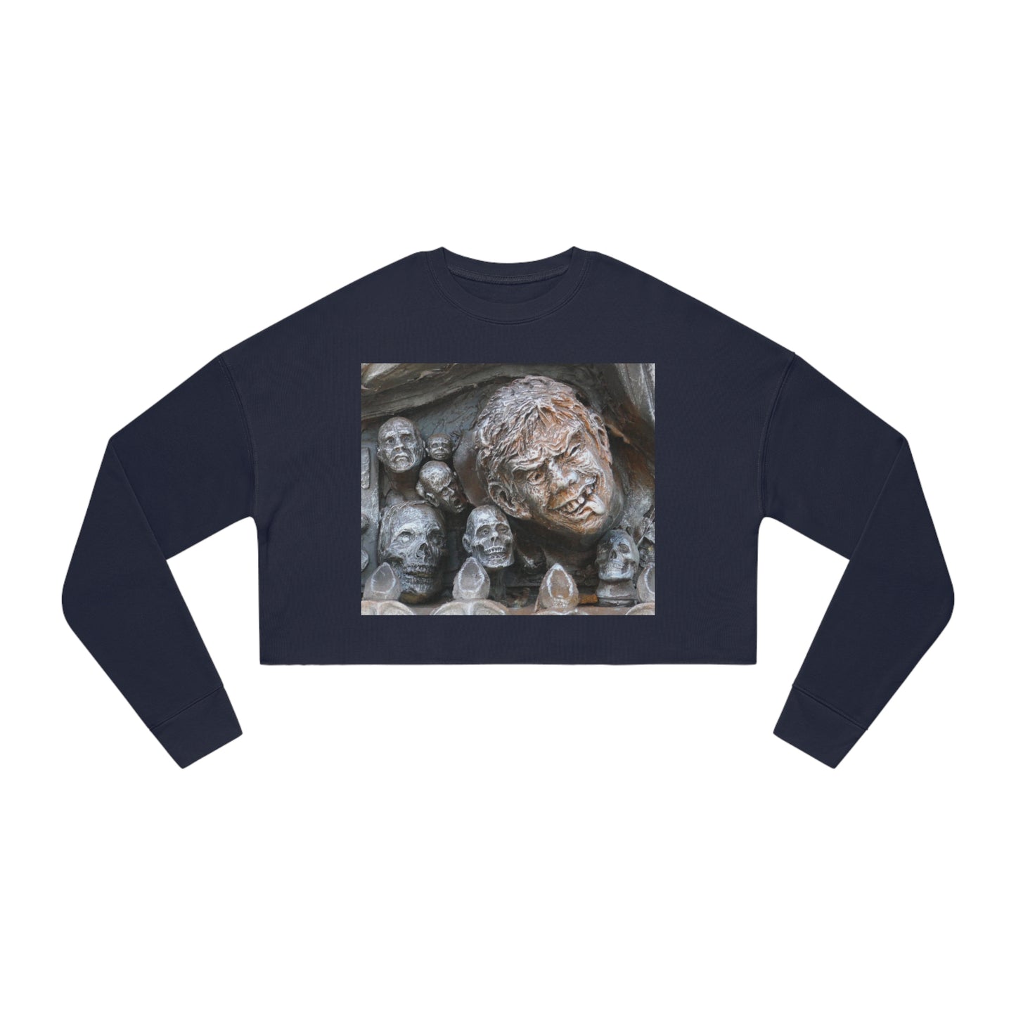 Waiting For The King - Women's Cropped Sweatshirt - Fry1Productions