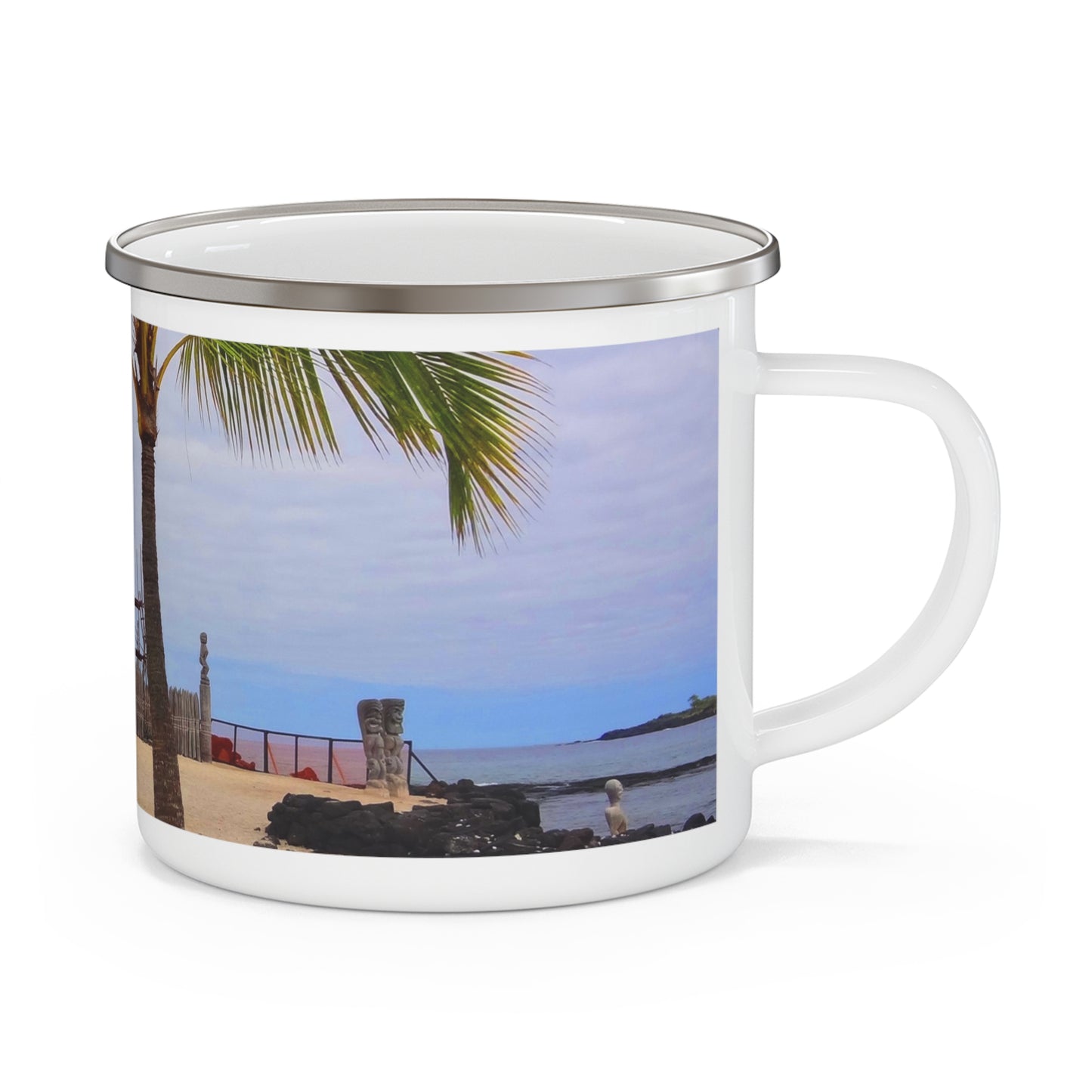 Florescence Hale O Keawe - Enamel Camping Mug 12oz