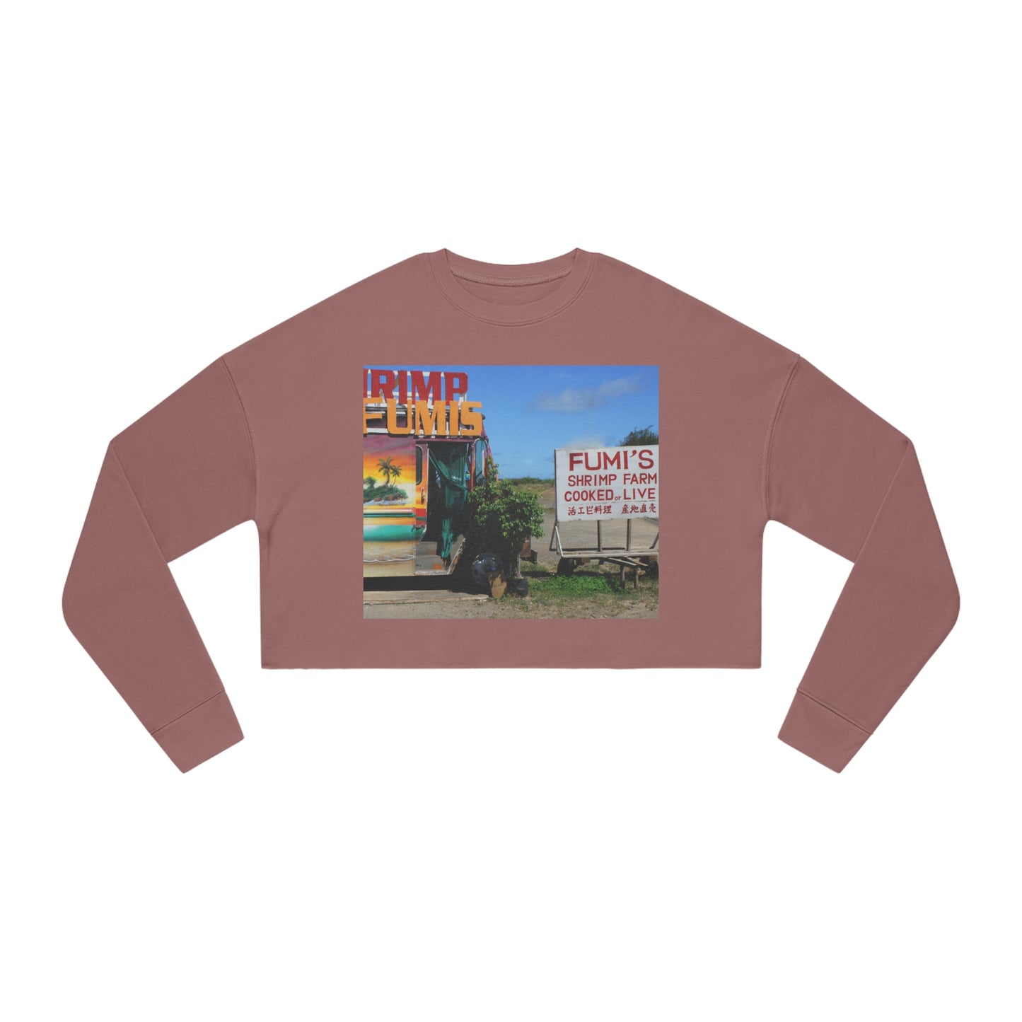 Kaulana Delights - Women's Cropped Sweatshirt - Fry1Productions