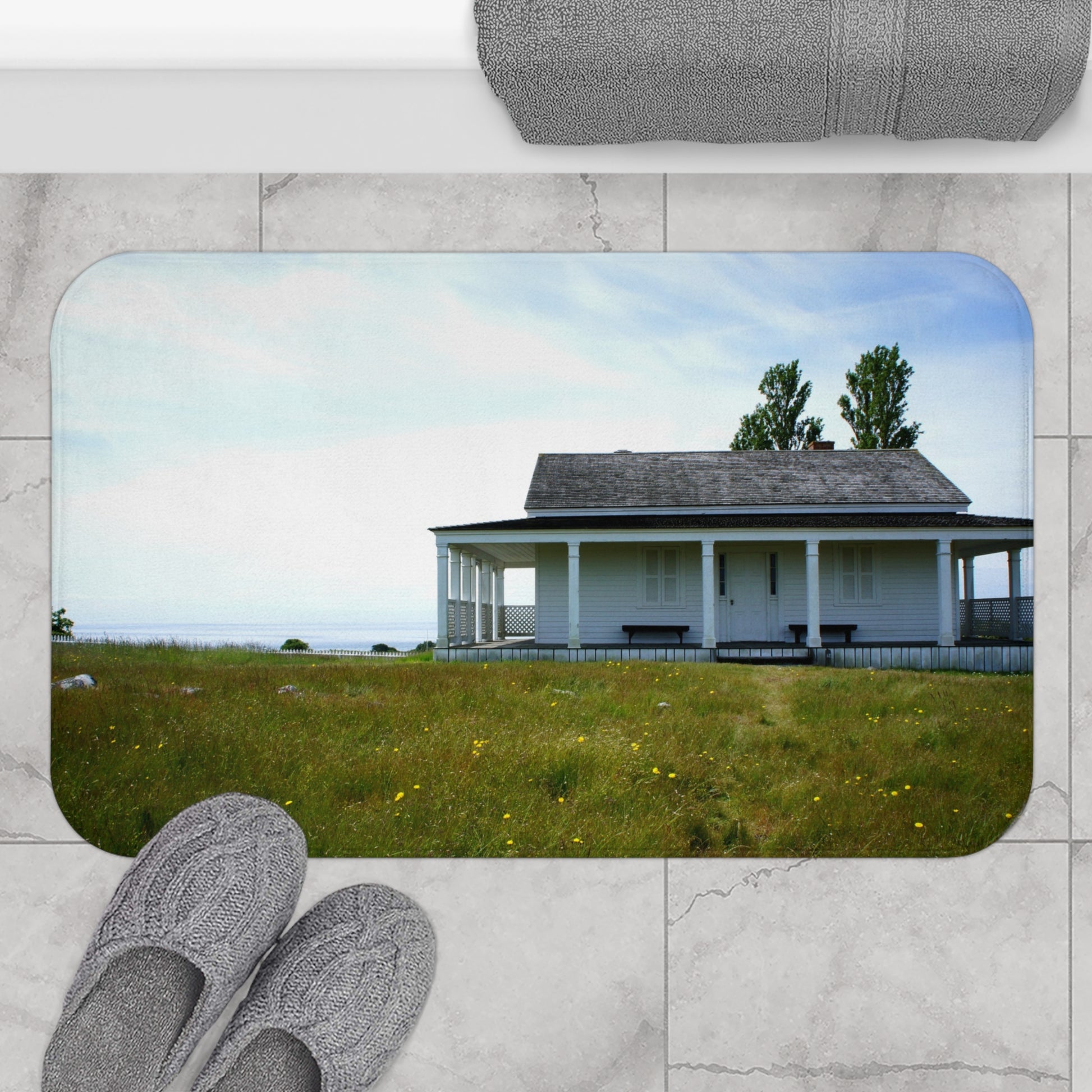 Tenacious Sentinel - Microfiber Bath Mat - Fry1Productions