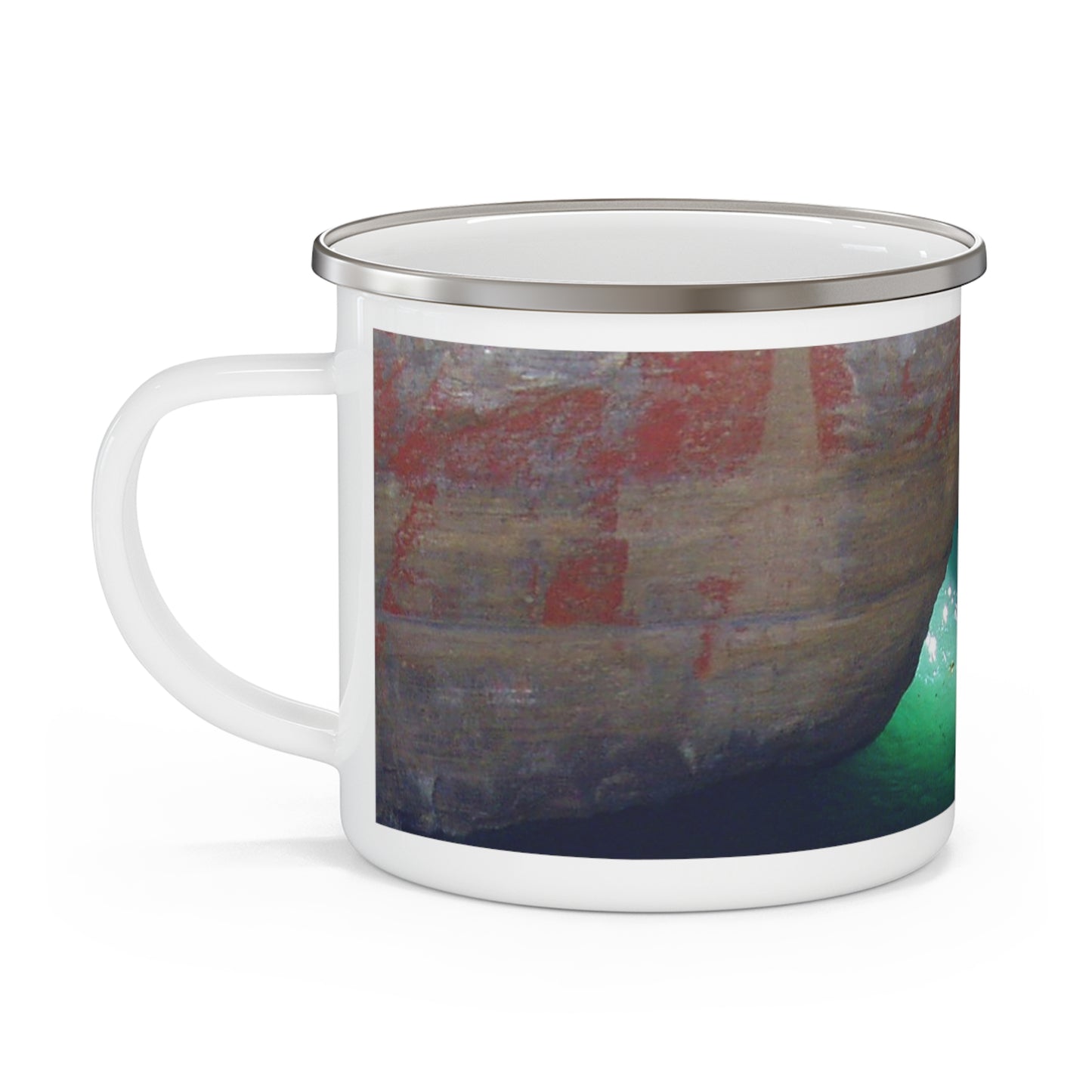 The Devil's Cauldron's Oasis - Enamel Camping Mug 12oz