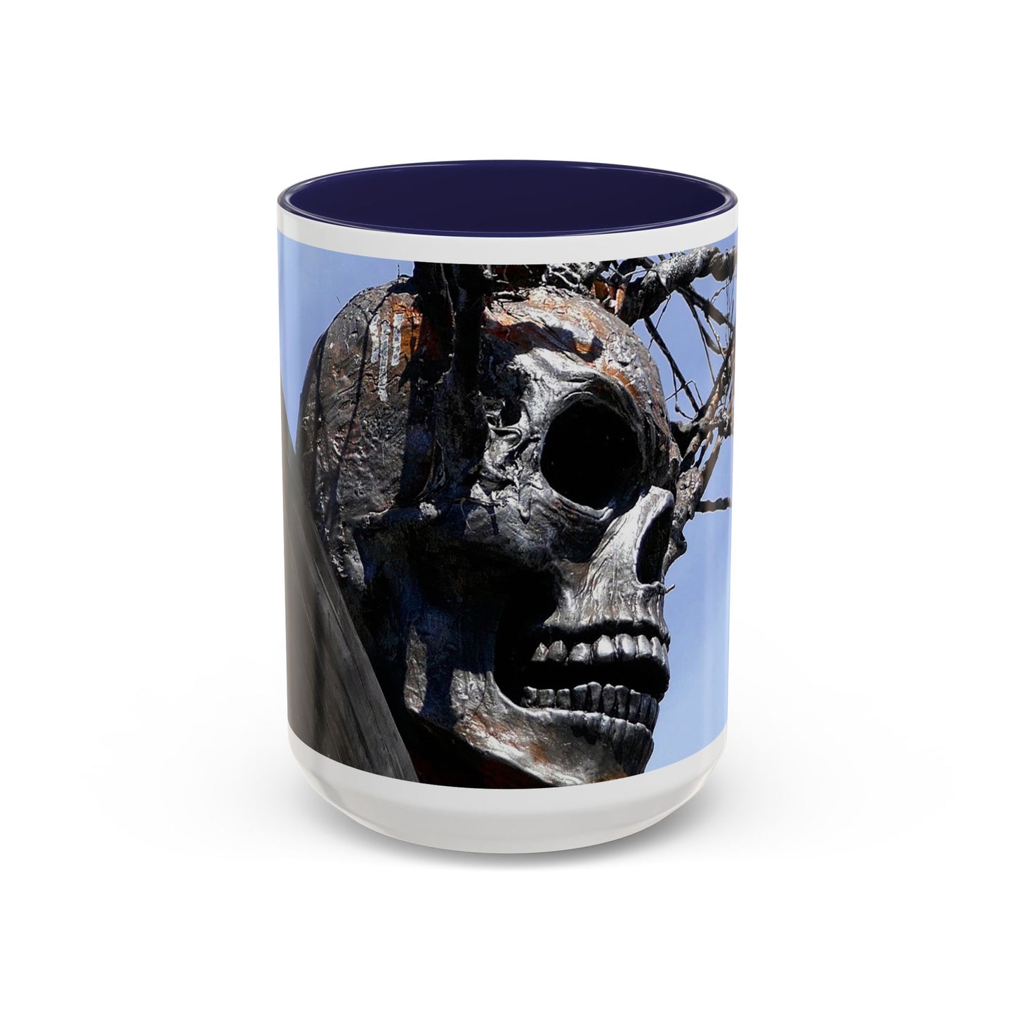 Skull Warrior - Accent Coffee Mug (11, 15oz)