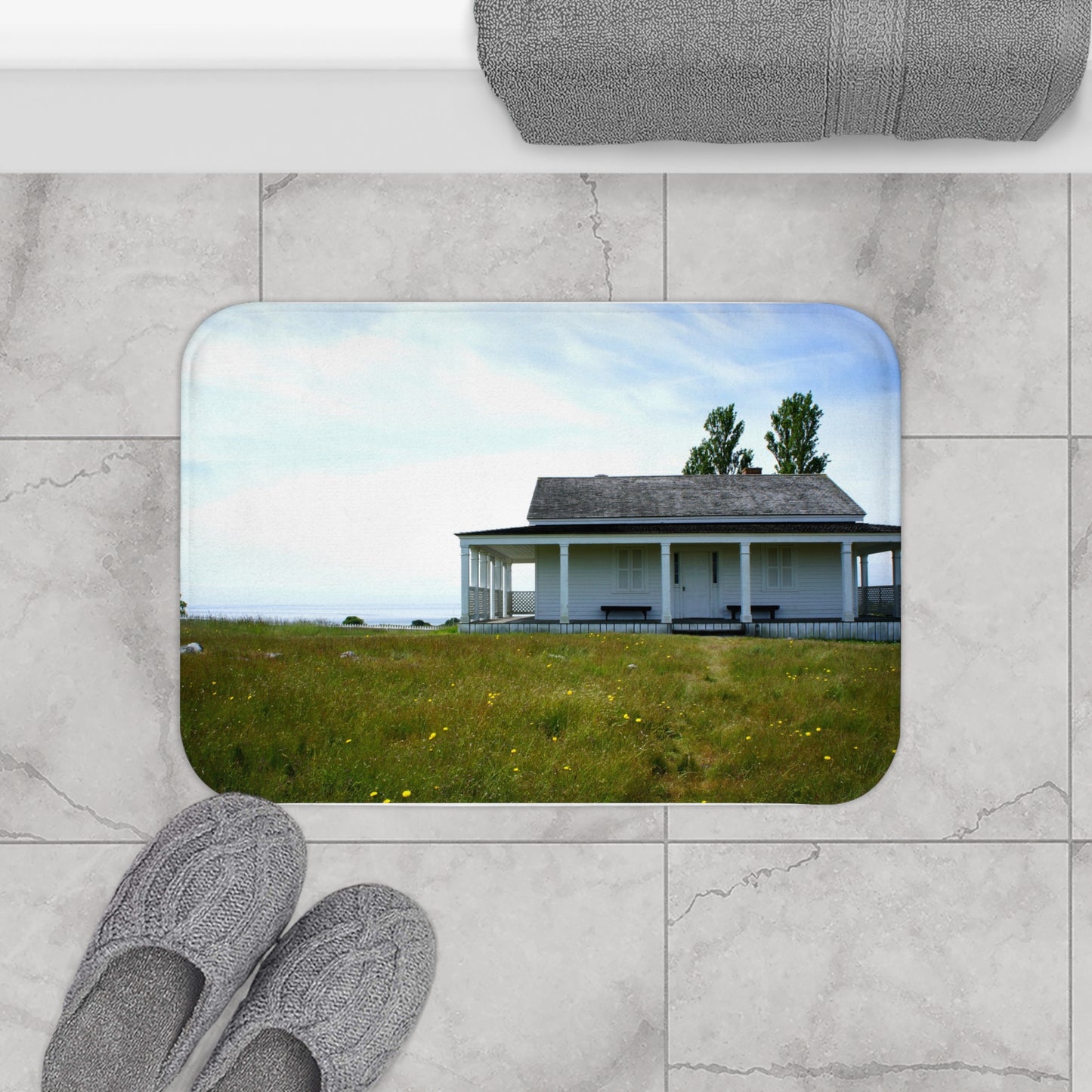 Tenacious Sentinel - Microfiber Bath Mat - Fry1Productions