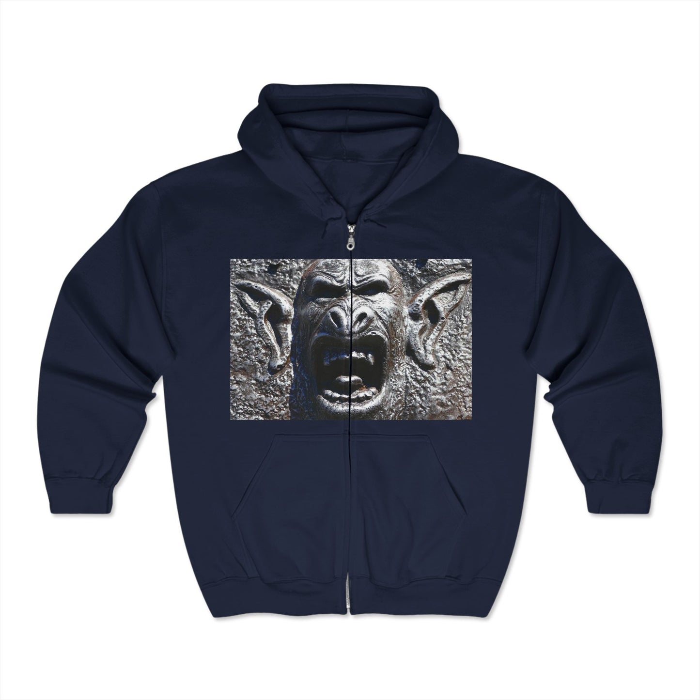 Frenzy Scream - Unisex Full Zip Hooded Sweatshirt