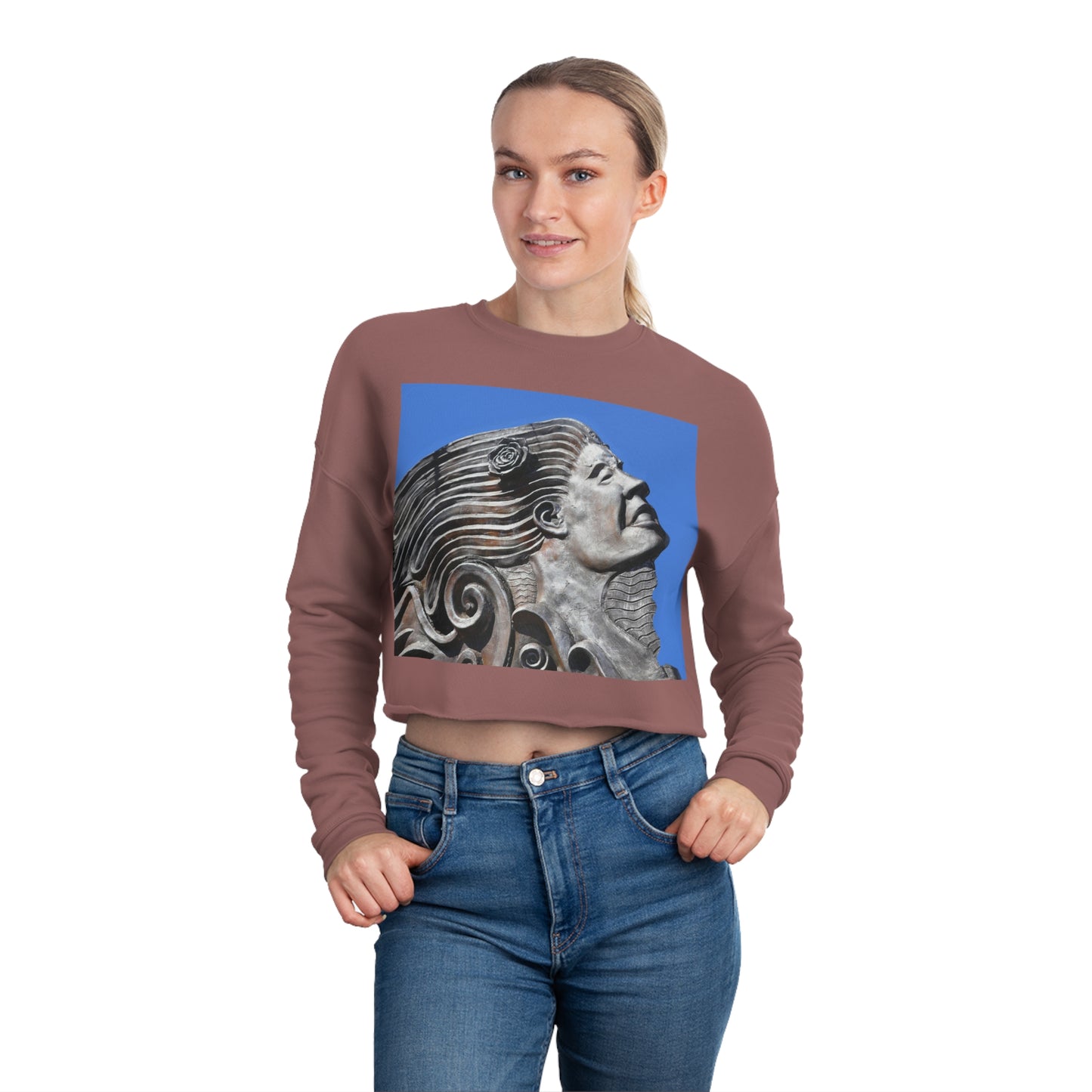 Nymph Beauty - Women's Cropped Sweatshirt - Fry1Productions