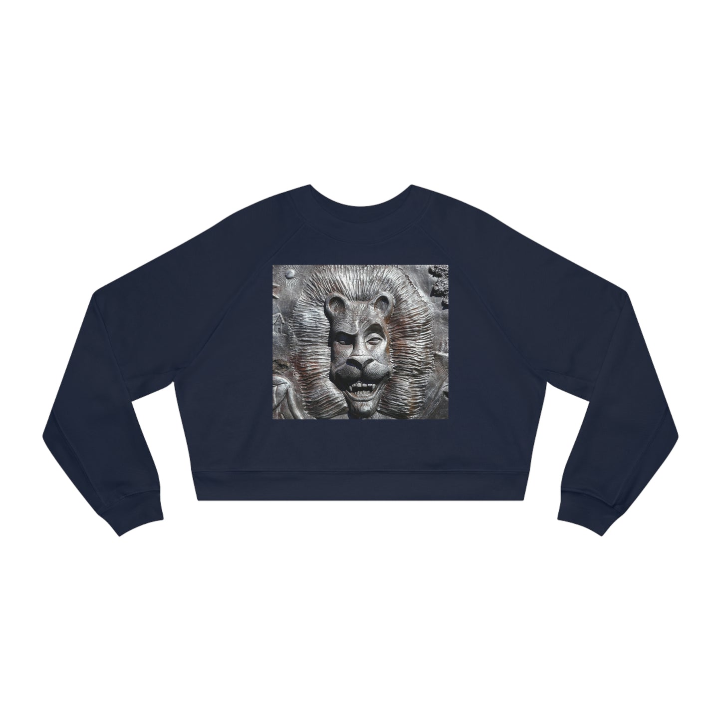 Lion's Friends Forever - Women's Cropped Fleece Pullover - Fry1Productions