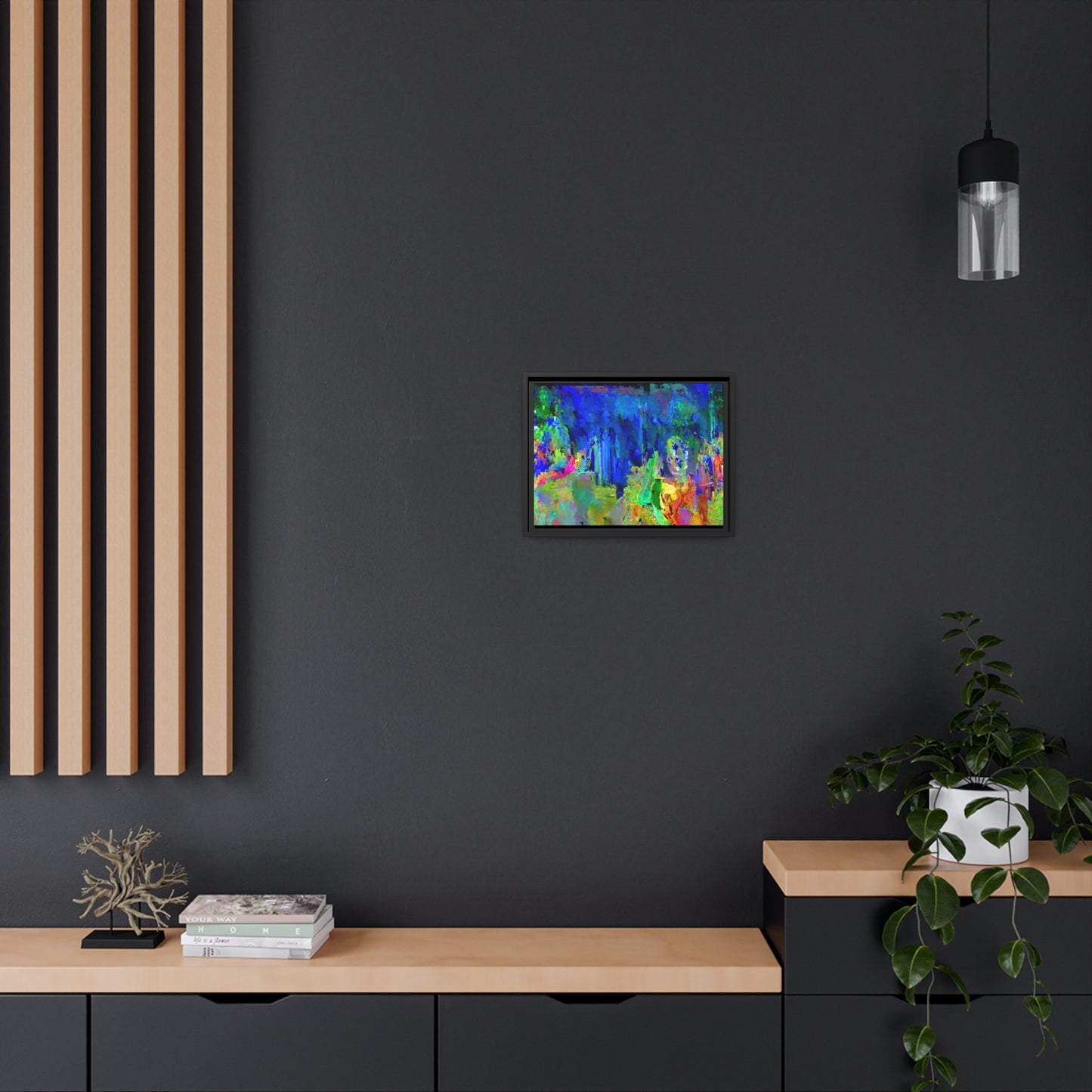 Rock n Roll Forever - Matte Canvas, Black Frame - Fry1Productions