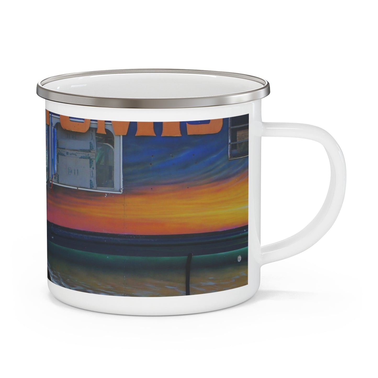 Aloha Keanu - Enamel Camping Mug 12oz