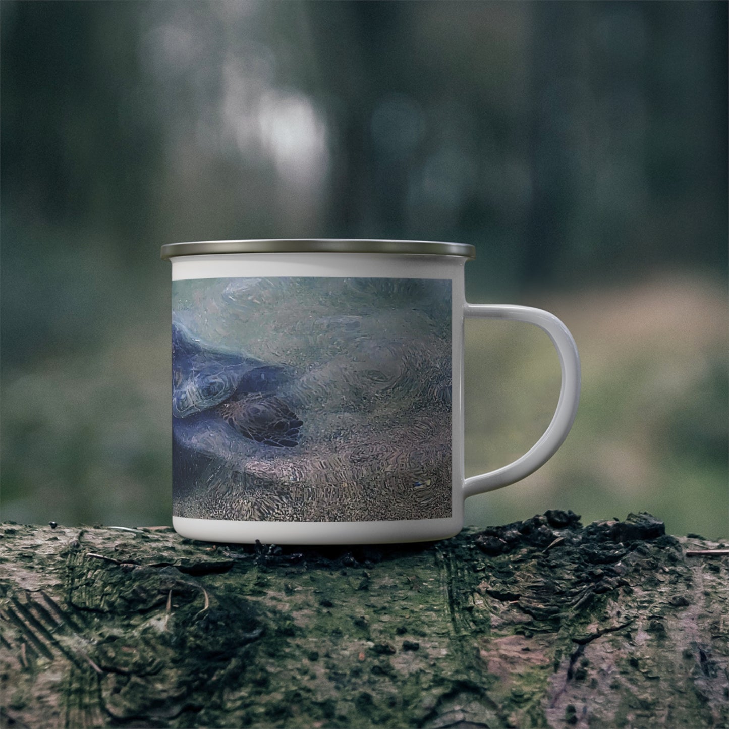 Cruzin The Sand - Enamel Camping Mug 12oz