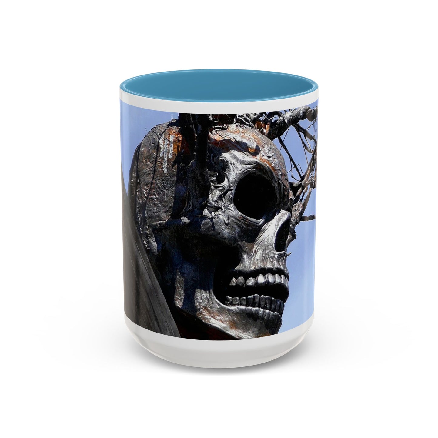 Skull Warrior - Accent Coffee Mug (11, 15oz)