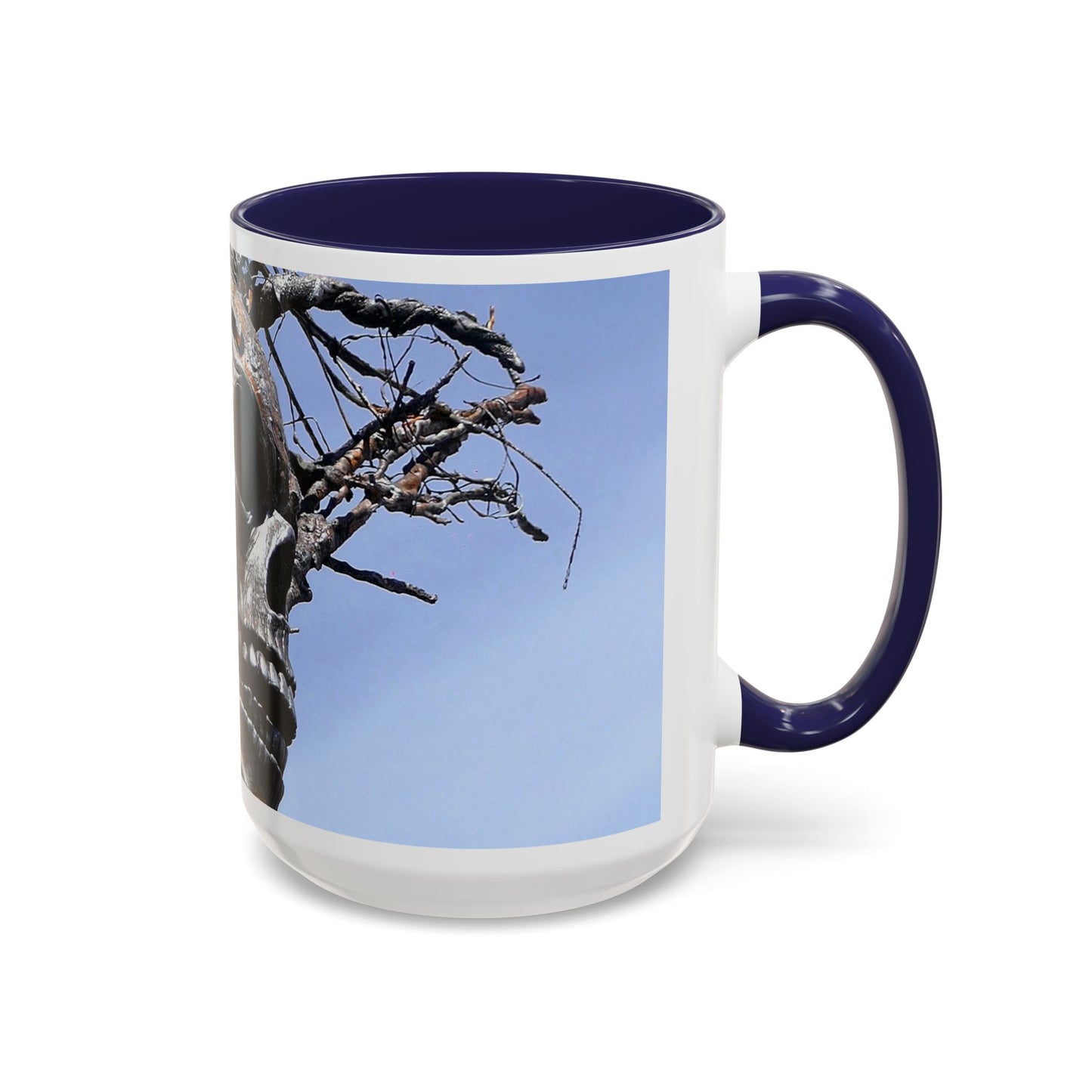 Skull Warrior - Accent Coffee Mug (11, 15oz)