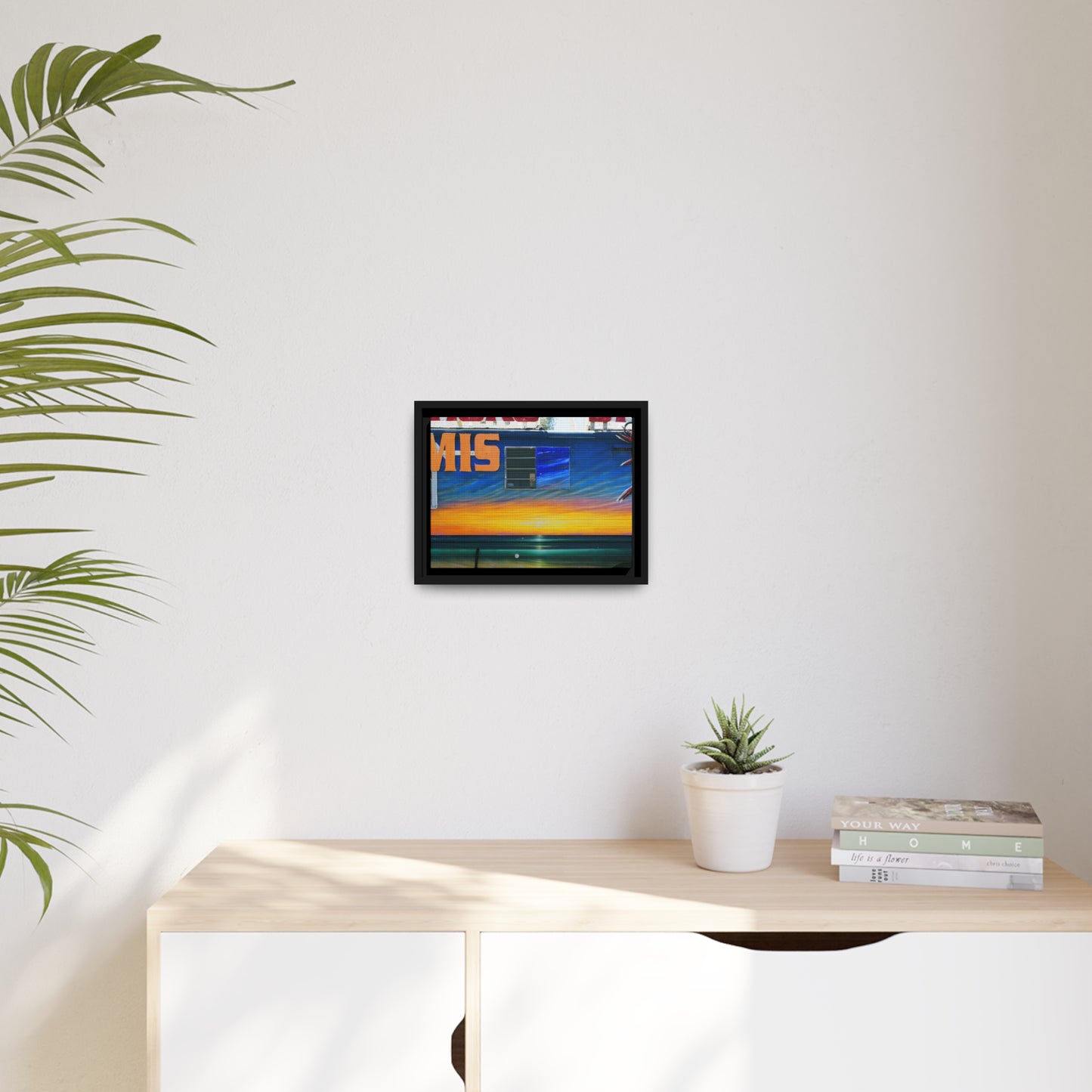 Fumis Aloha - Matte Canvas, Black Frame - Fry1Productions