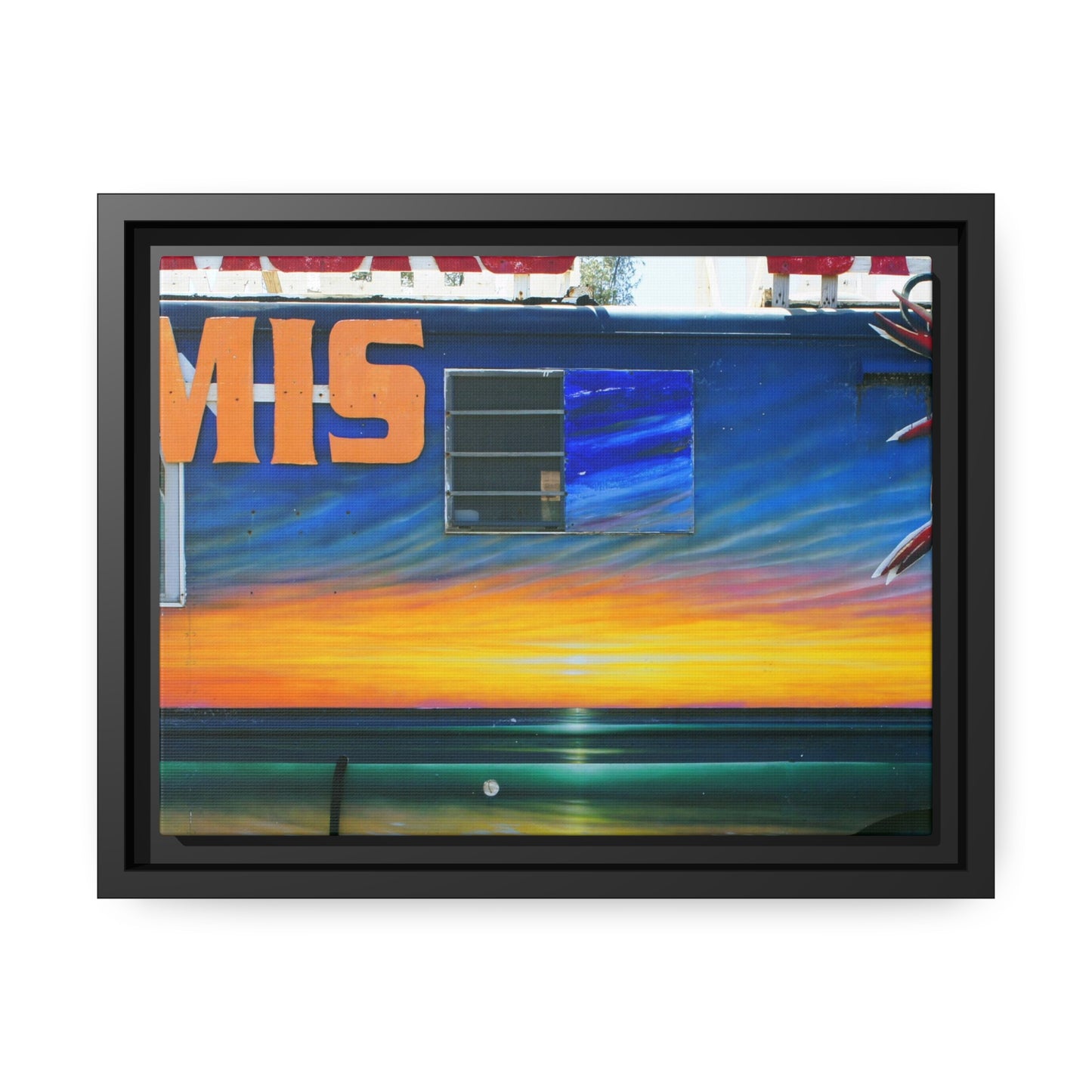 Fumis Aloha - Matte Canvas, Black Frame - Fry1Productions