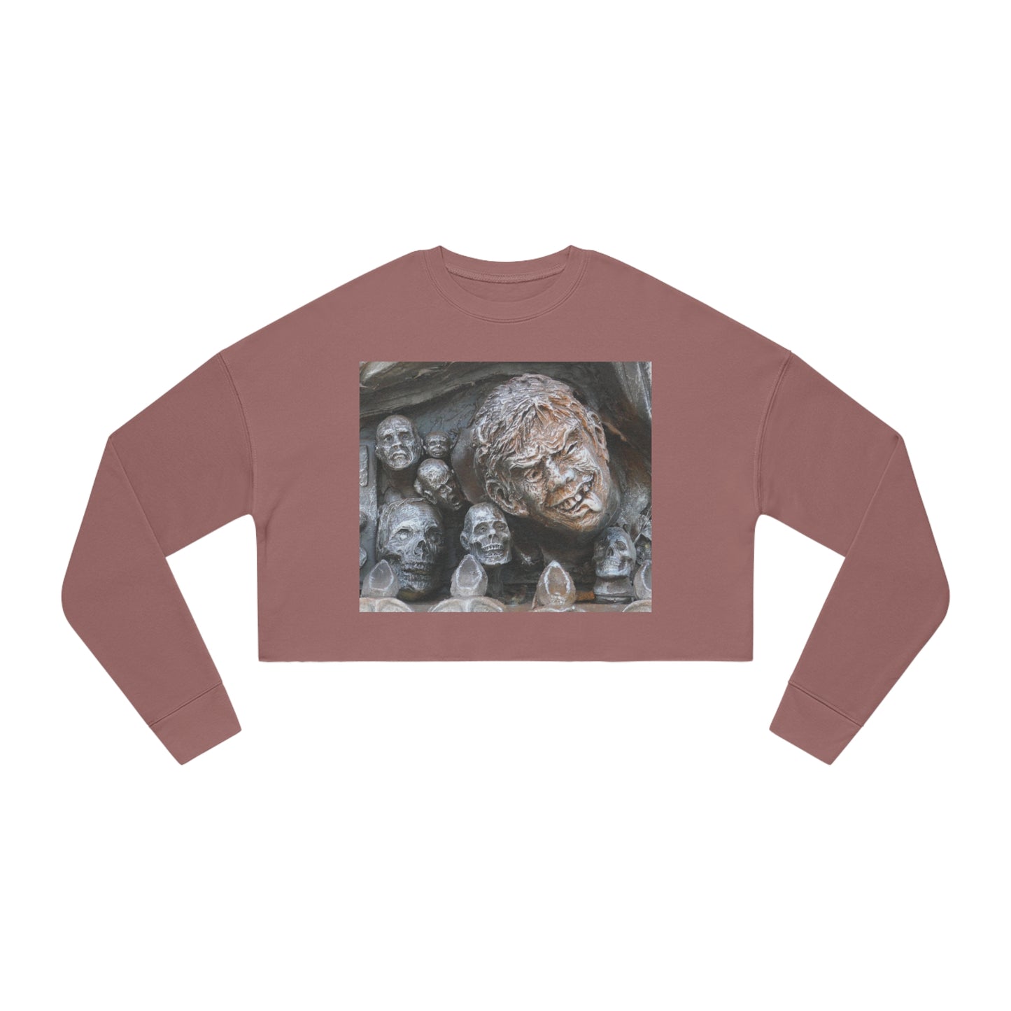 Waiting For The King - Women's Cropped Sweatshirt - Fry1Productions