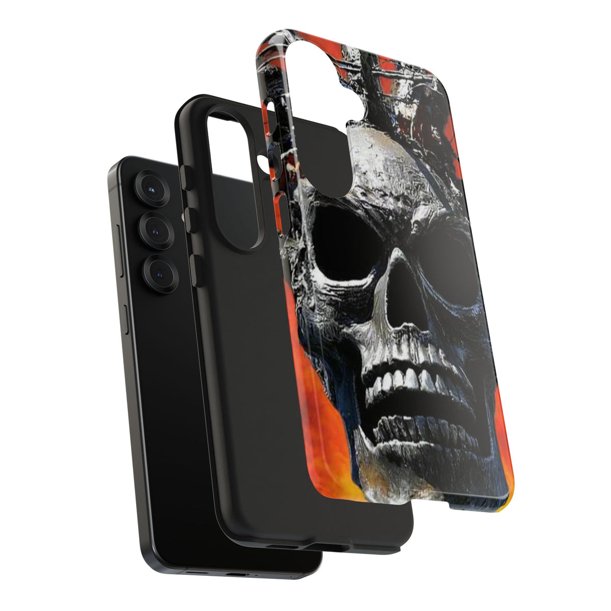 Skull Warrior Inferno Stare (v1) - Tough Phone Cases