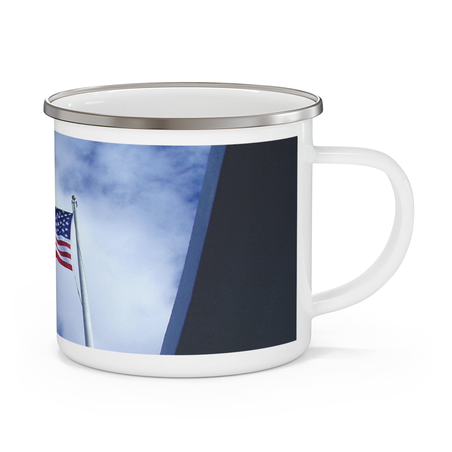 In Solemn Remembrance - Enamel Camping Mug 12oz
