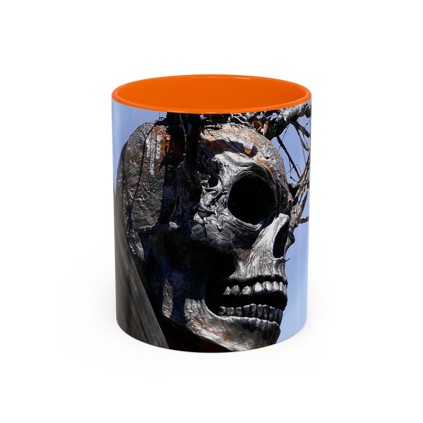 Skull Warrior - Accent Coffee Mug (11, 15oz)