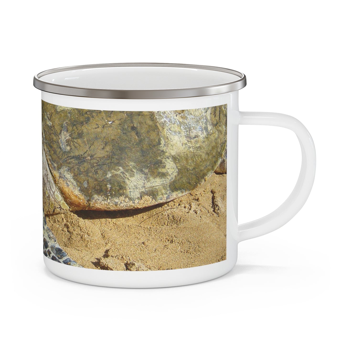 Sandy Turtle - Enamel Camping Mug 12oz
