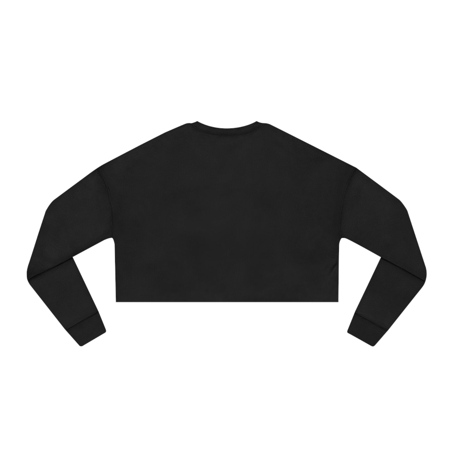 Skull Warrior Stare - Women's Cropped Sweatshirt - Fry1Productions