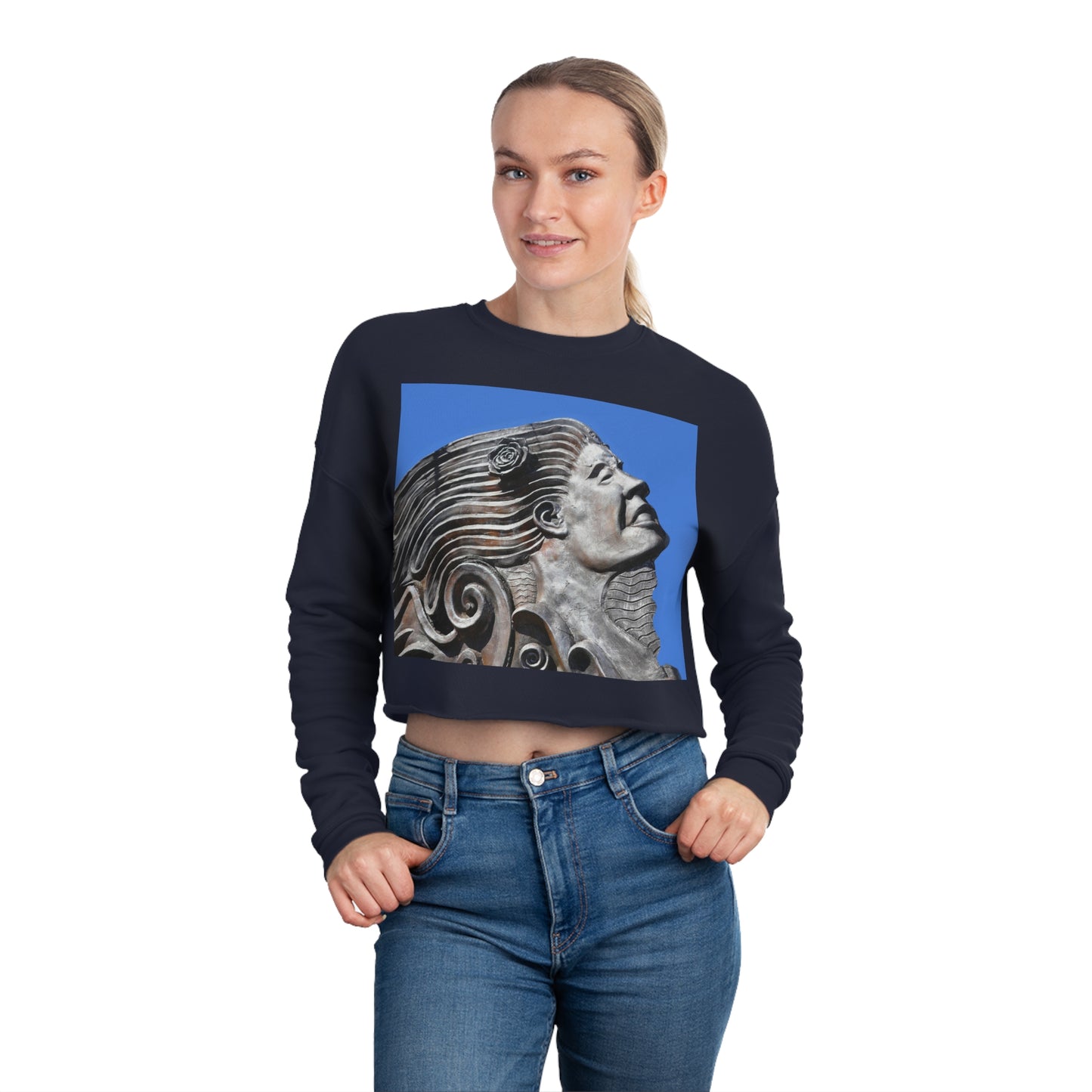 Nymph Beauty - Women's Cropped Sweatshirt - Fry1Productions
