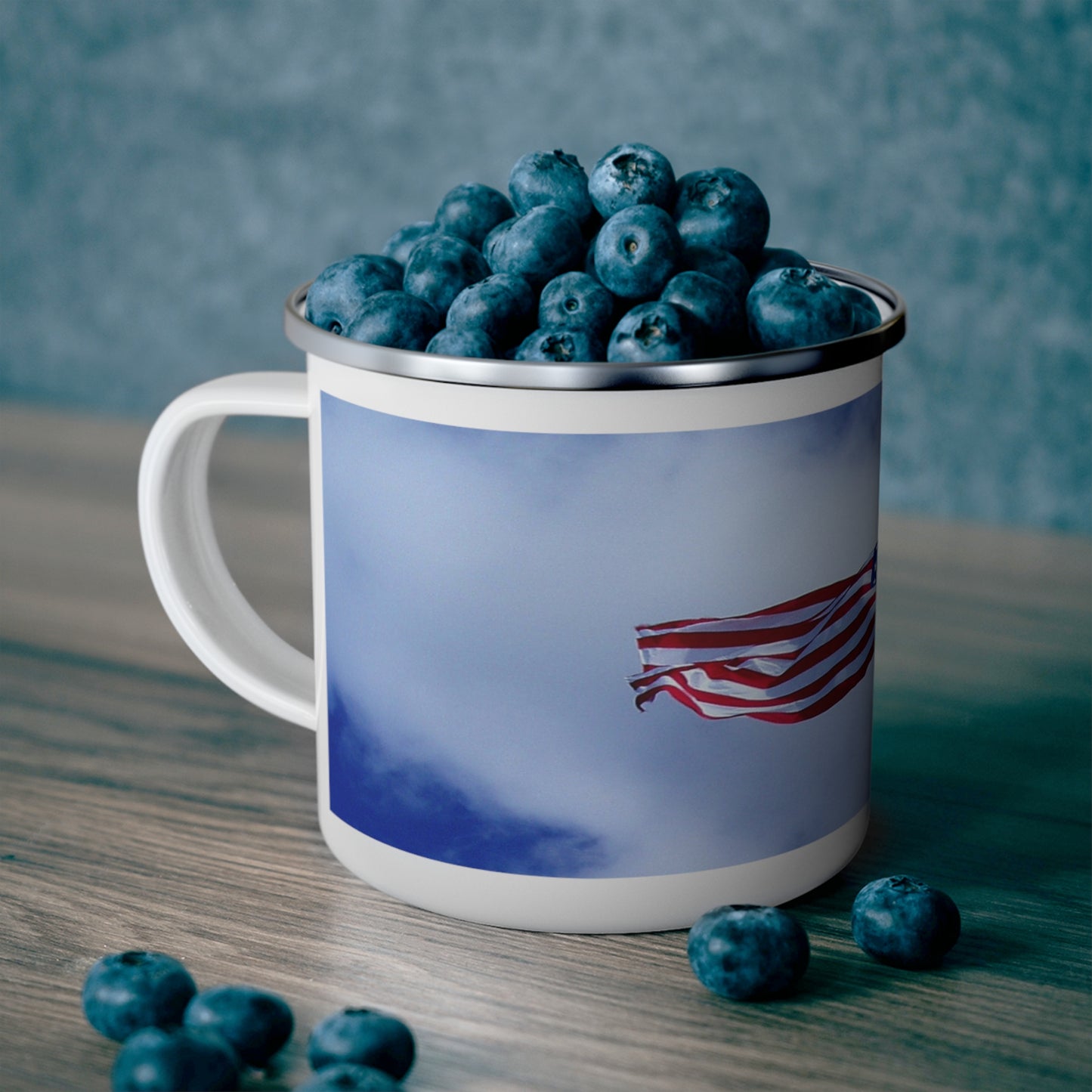 In Solemn Remembrance - Enamel Camping Mug 12oz