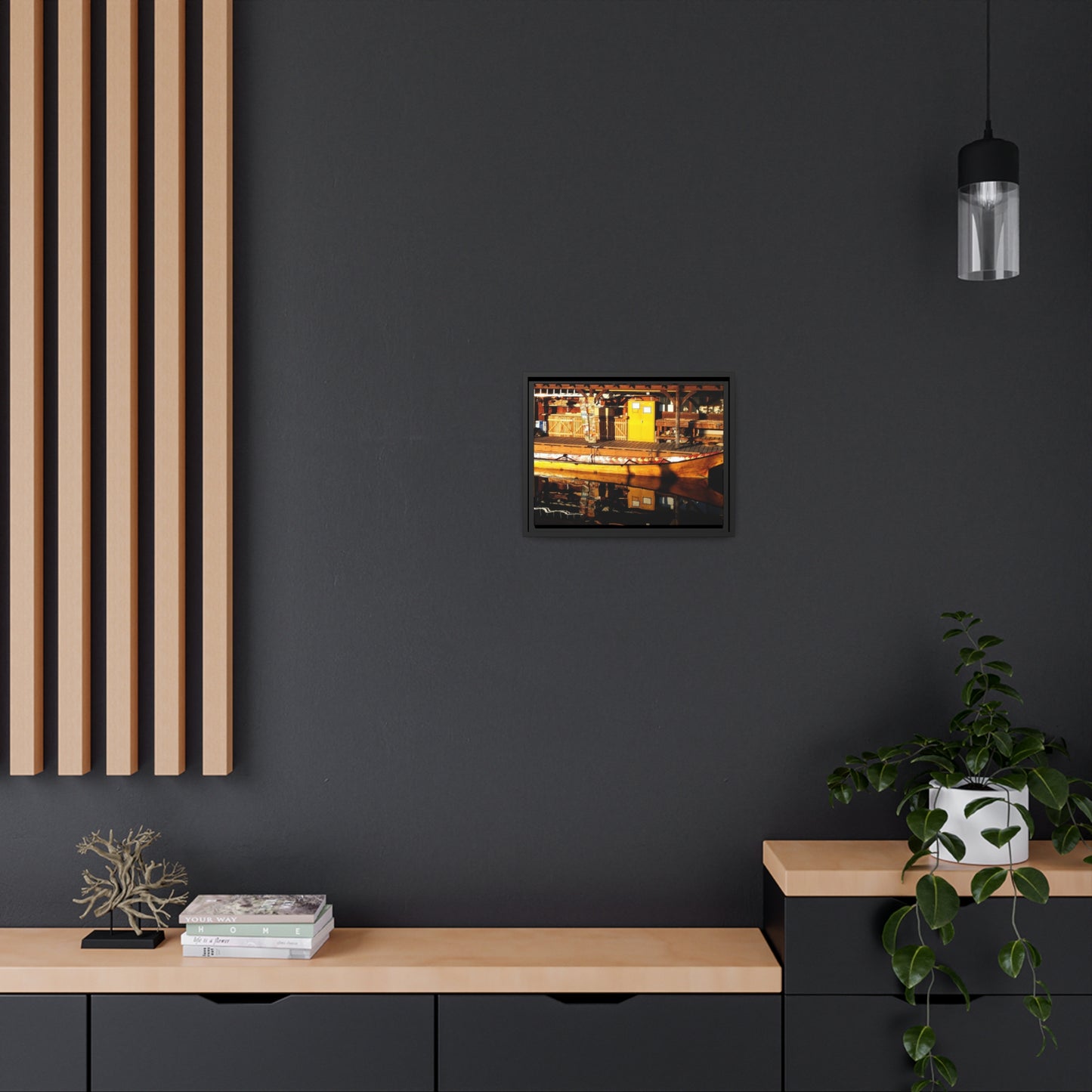 Q'il'bid Awe - Matte Canvas, Black Frame - Fry1Productions