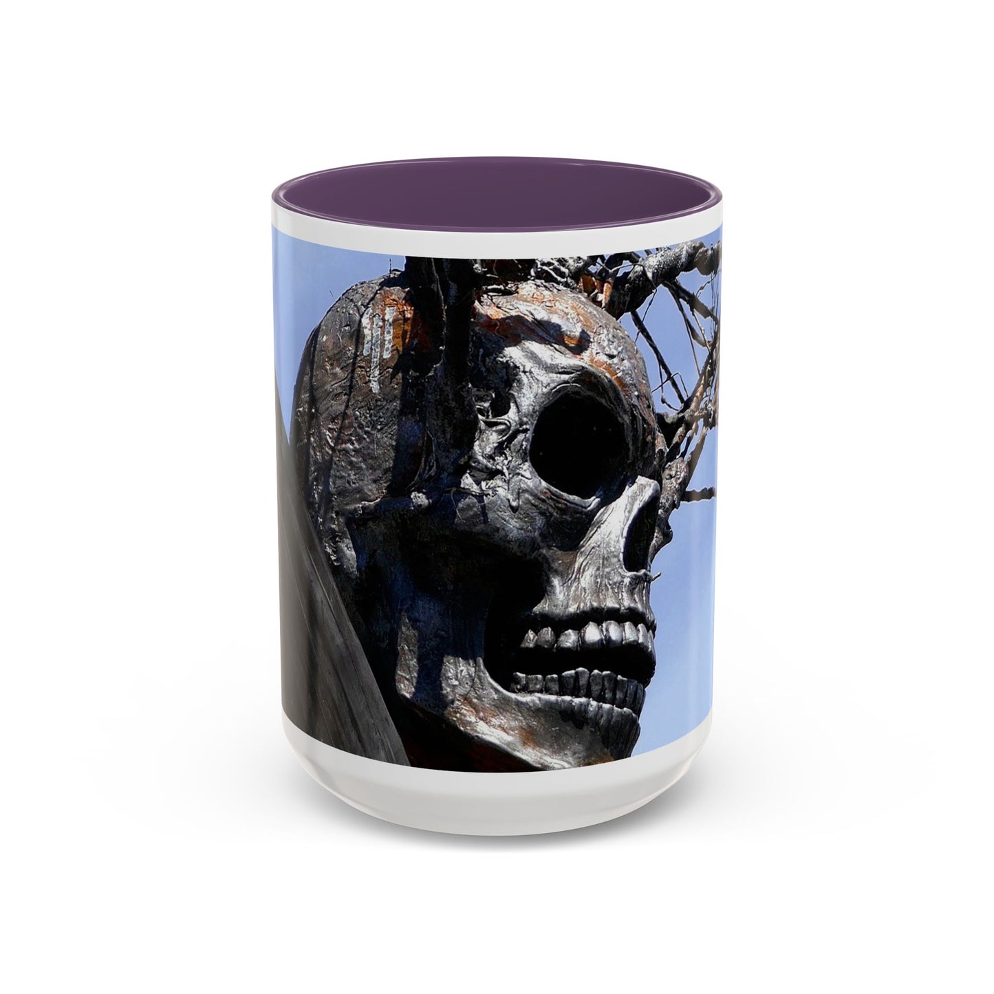 Skull Warrior - Accent Coffee Mug (11, 15oz)