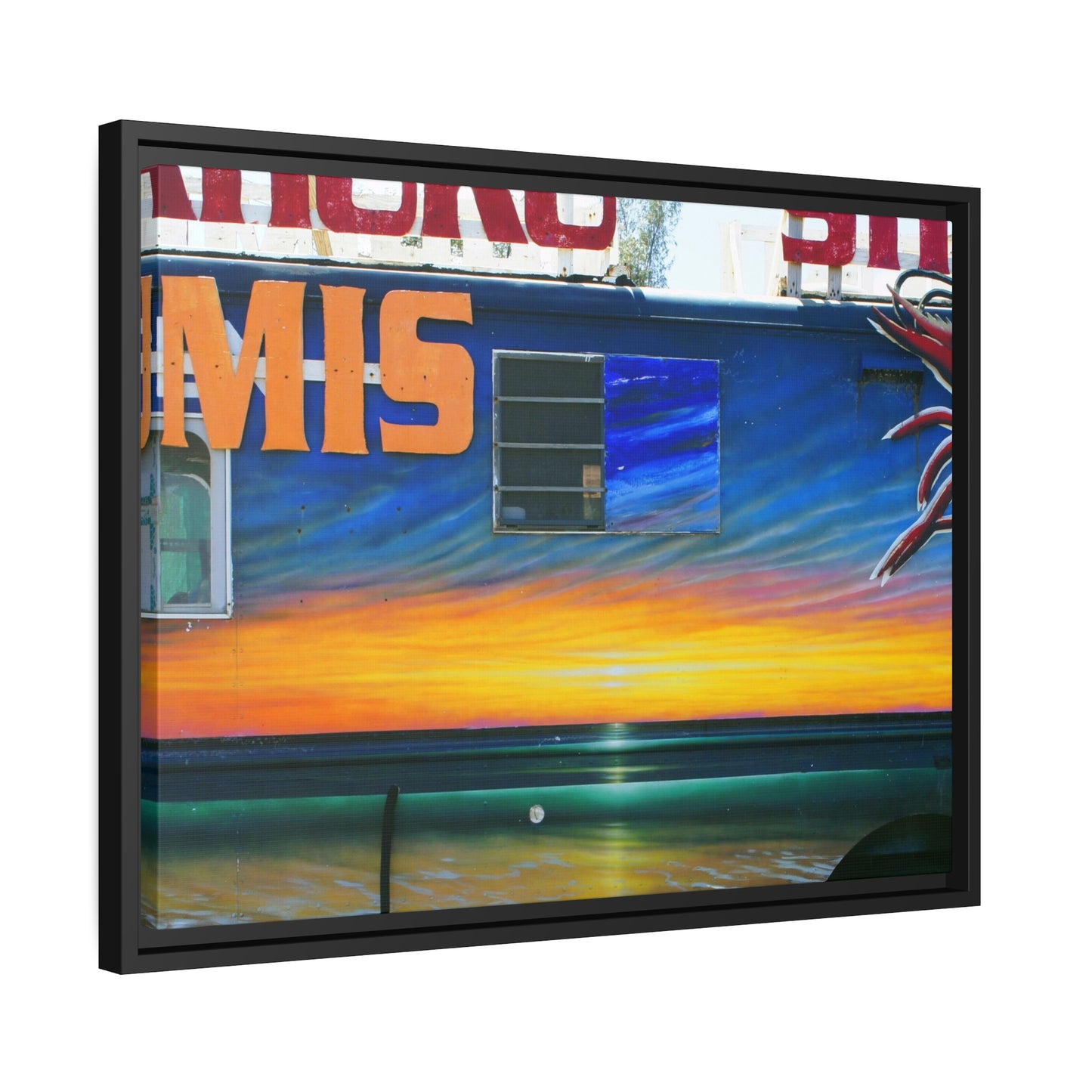 Fumis Aloha - Matte Canvas, Black Frame - Fry1Productions