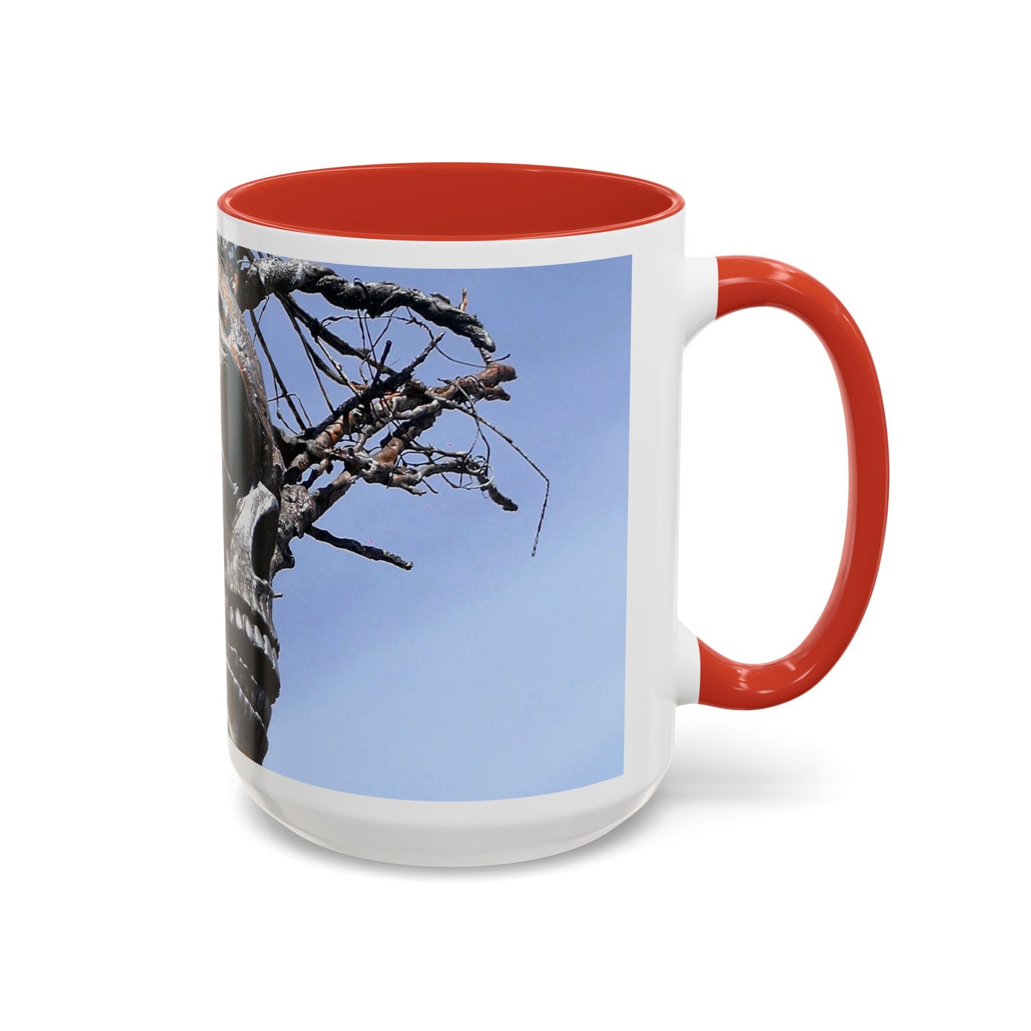 Skull Warrior - Accent Coffee Mug (11, 15oz)