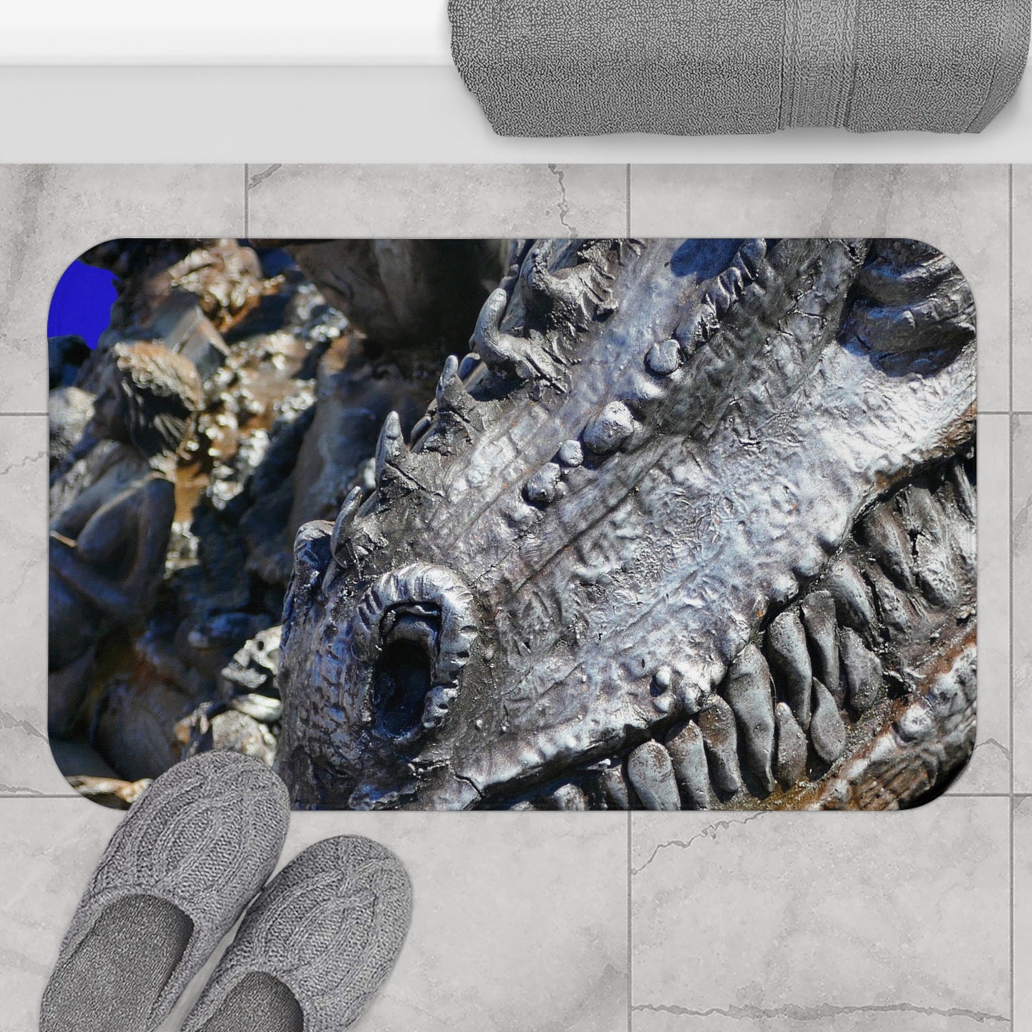 Delectable Vision - Microfiber Bath Mat - Fry1Productions