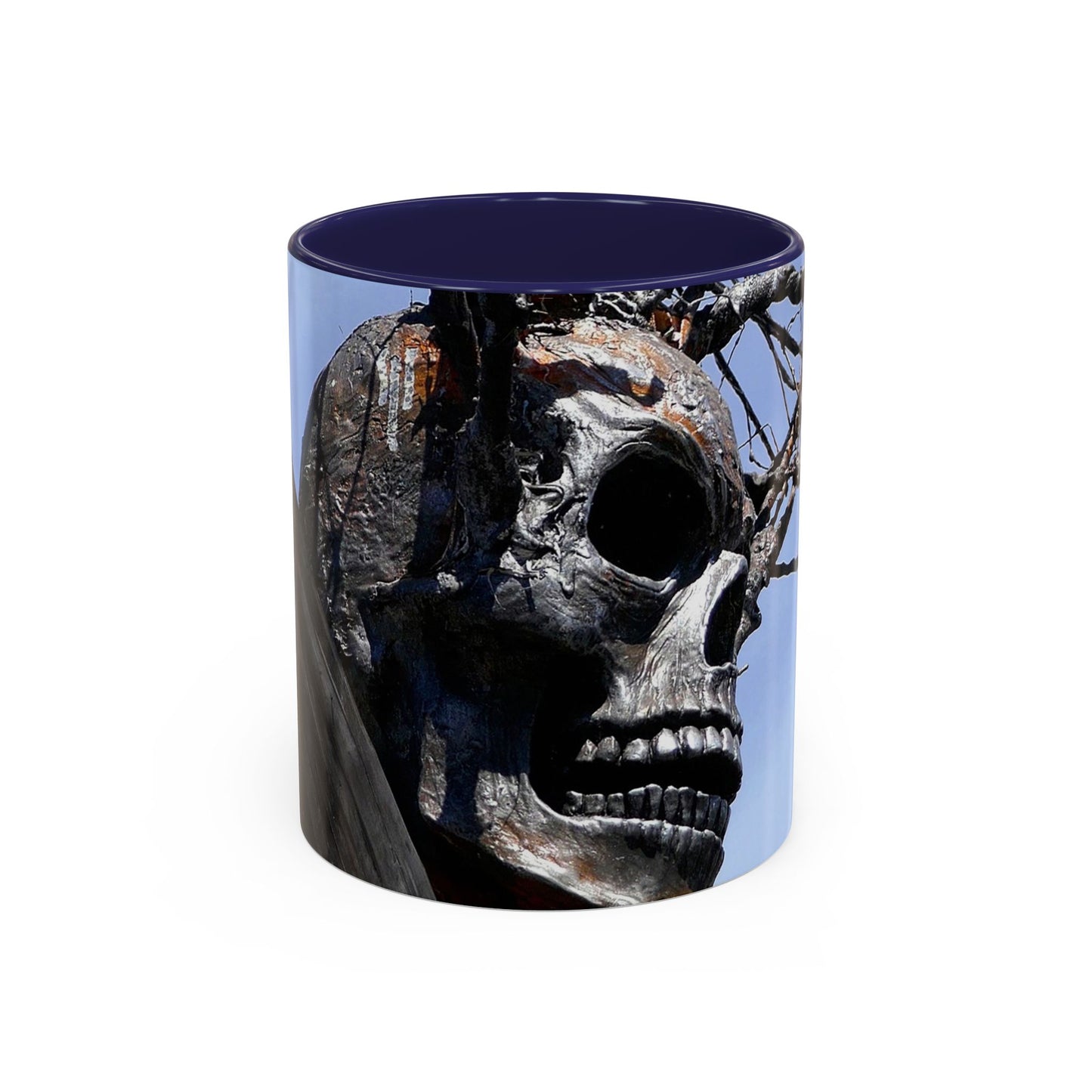 Skull Warrior - Accent Coffee Mug (11, 15oz)