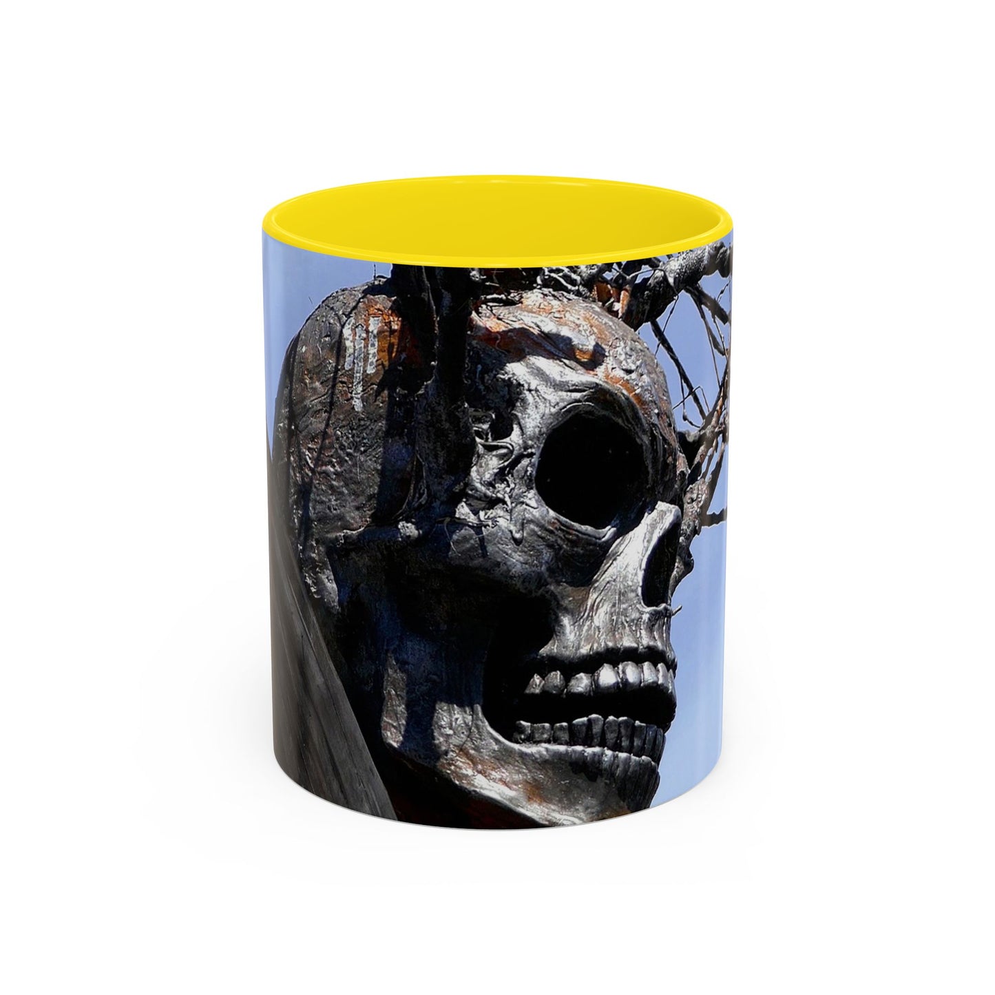 Skull Warrior - Accent Coffee Mug (11, 15oz)