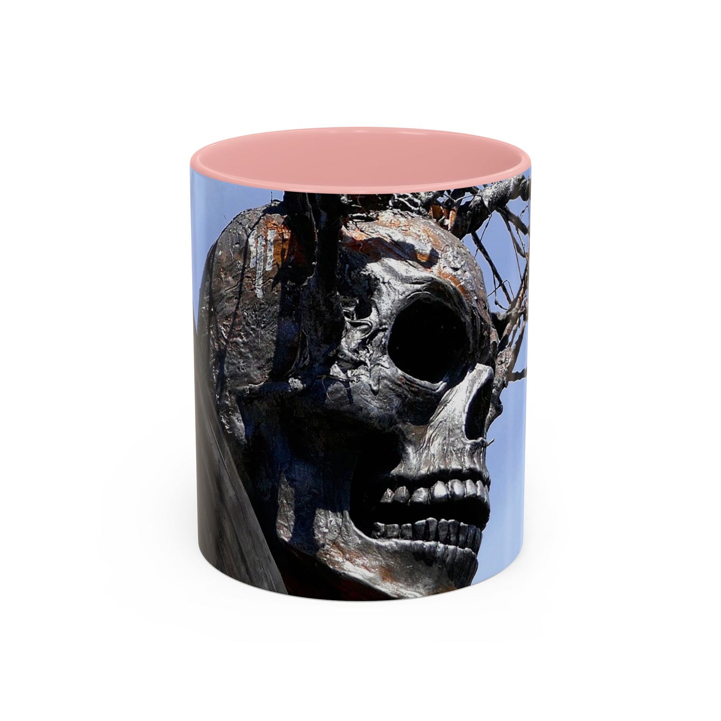 Skull Warrior - Accent Coffee Mug (11, 15oz)
