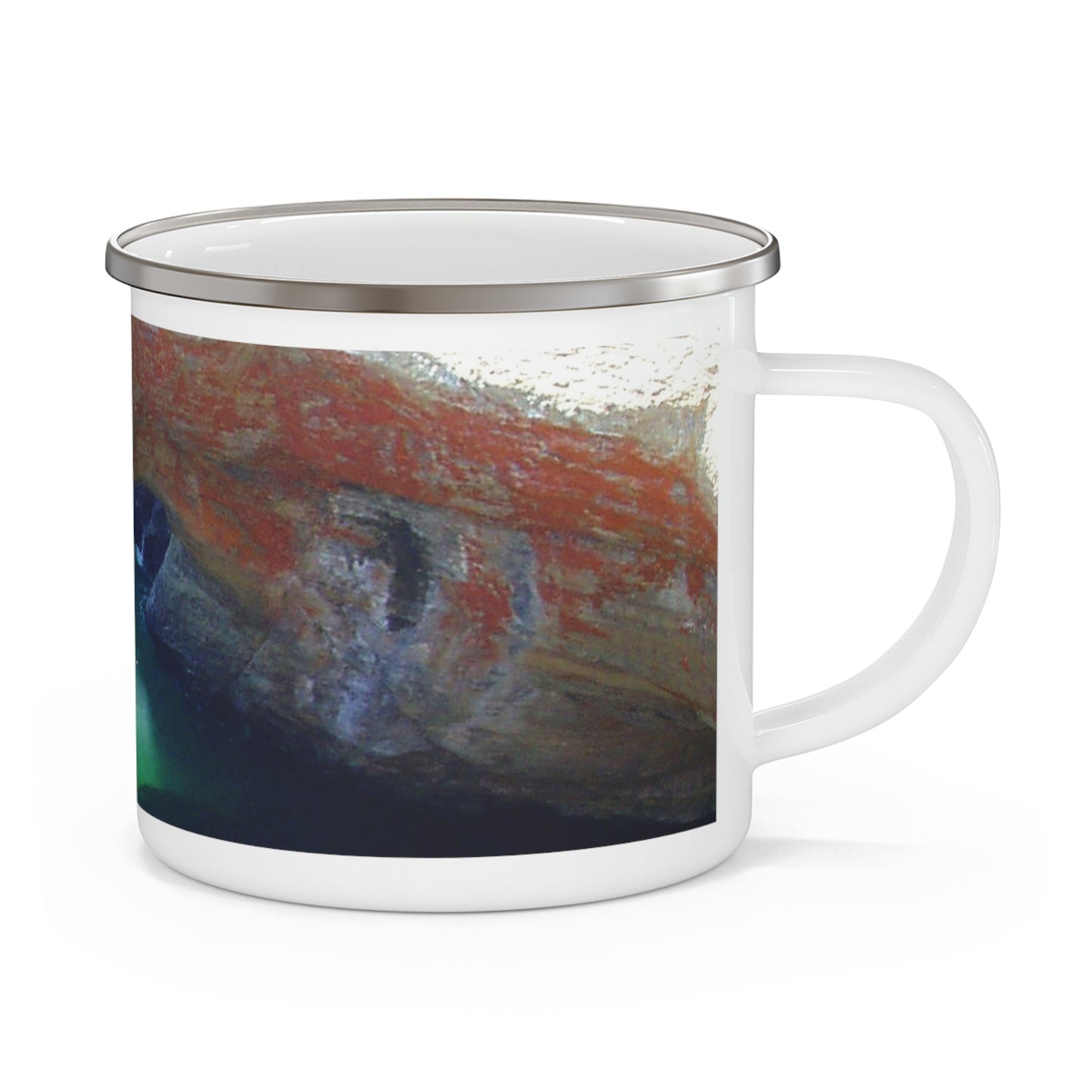The Devil's Cauldron's Oasis - Enamel Camping Mug 12oz