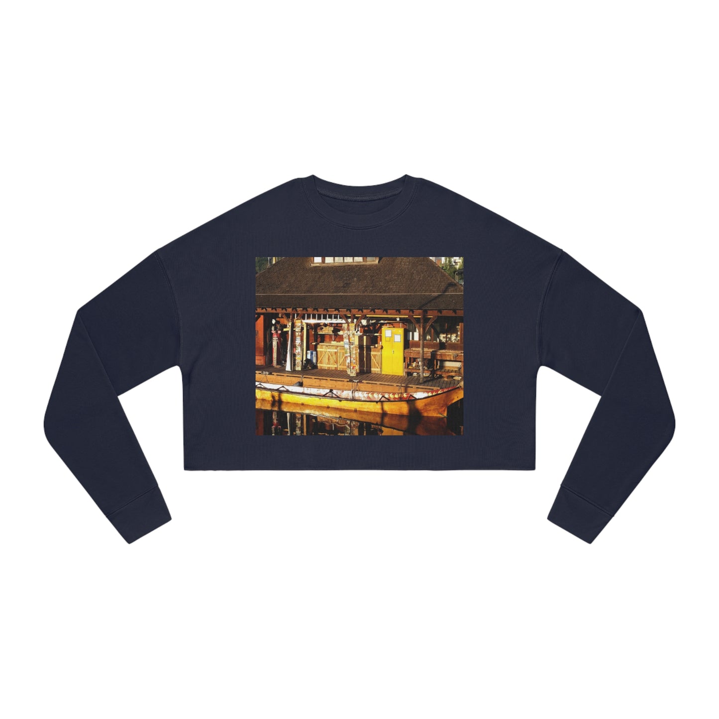 Qil' Bid Awe - Women's Cropped Sweatshirt - Fry1Productions